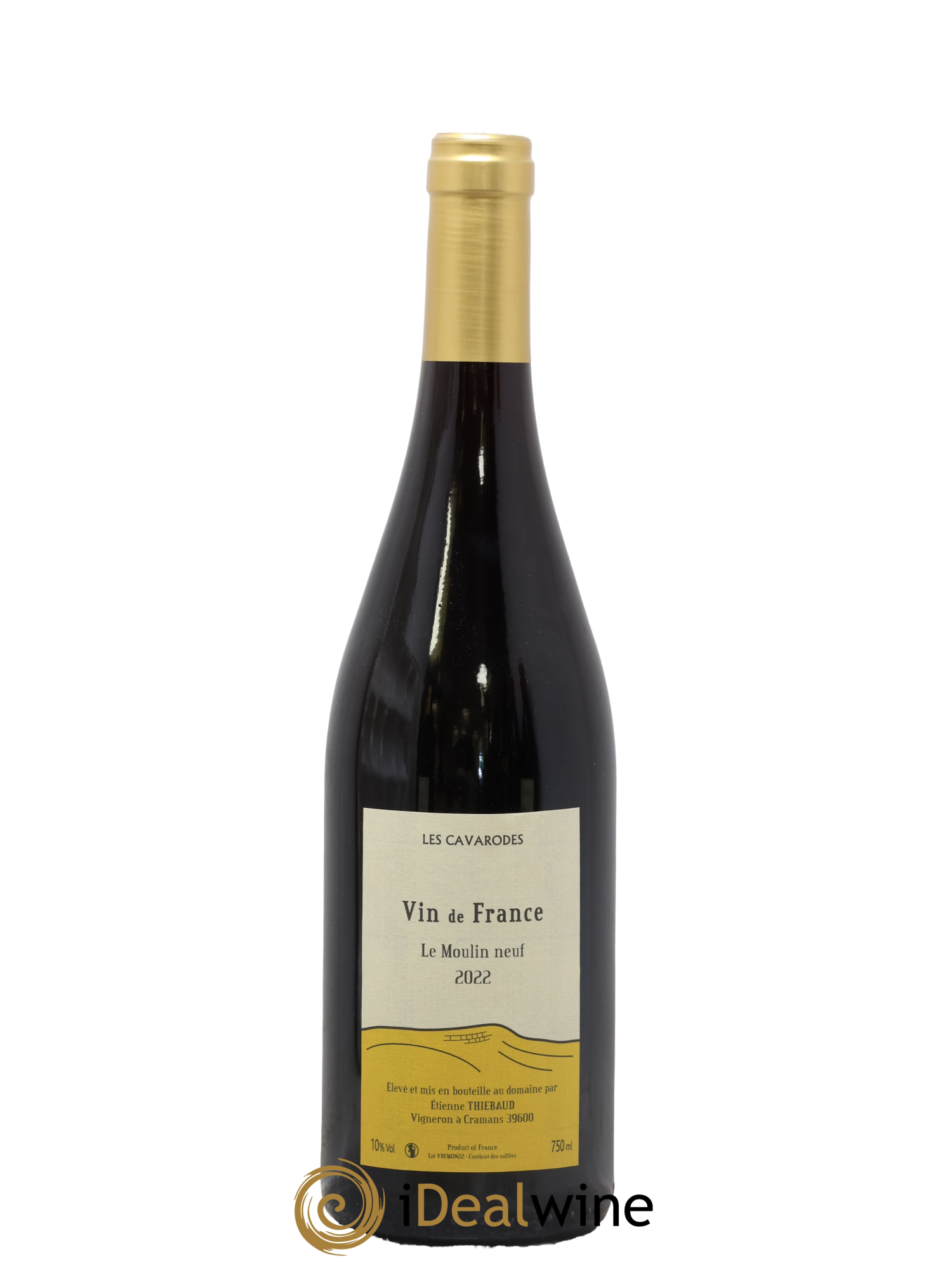 Vin de France Le Moulin Neuf Cavarodes (Domaine des) - Etienne Thiébaud 2022 - Lot of 1 bottle - 0