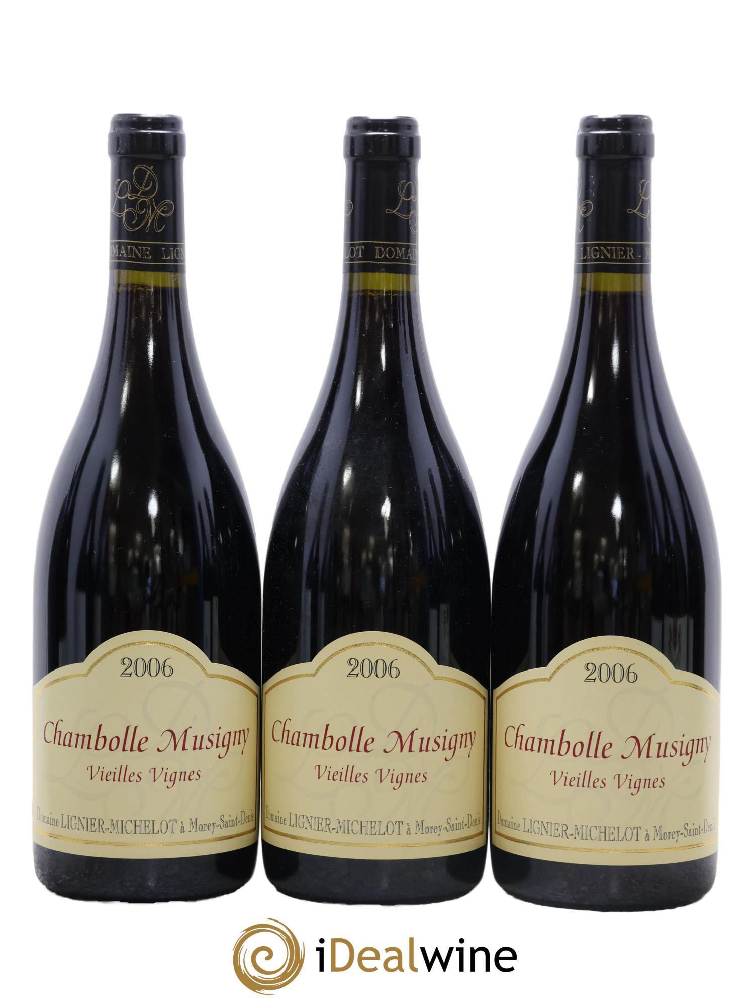 Chambolle-Musigny Vieilles vignes Lignier-Michelot (Domaine) 2006 - Lot of 3 bottles - 0
