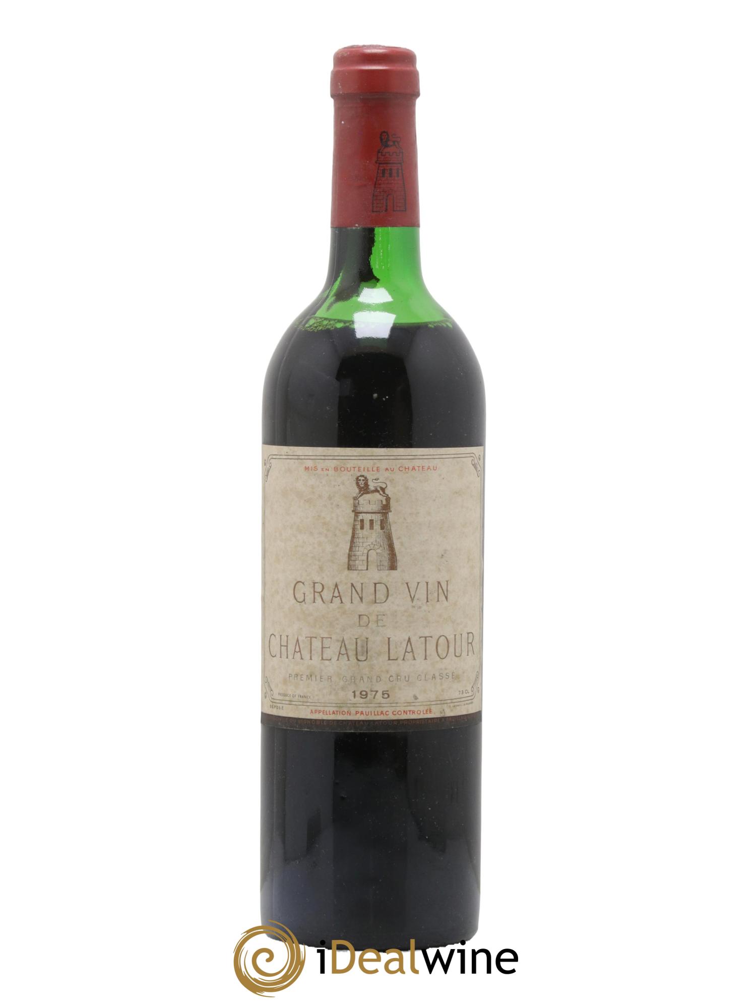 Château Latour 1er Grand Cru Classé 1975 - Lot de 1 bouteille - 0