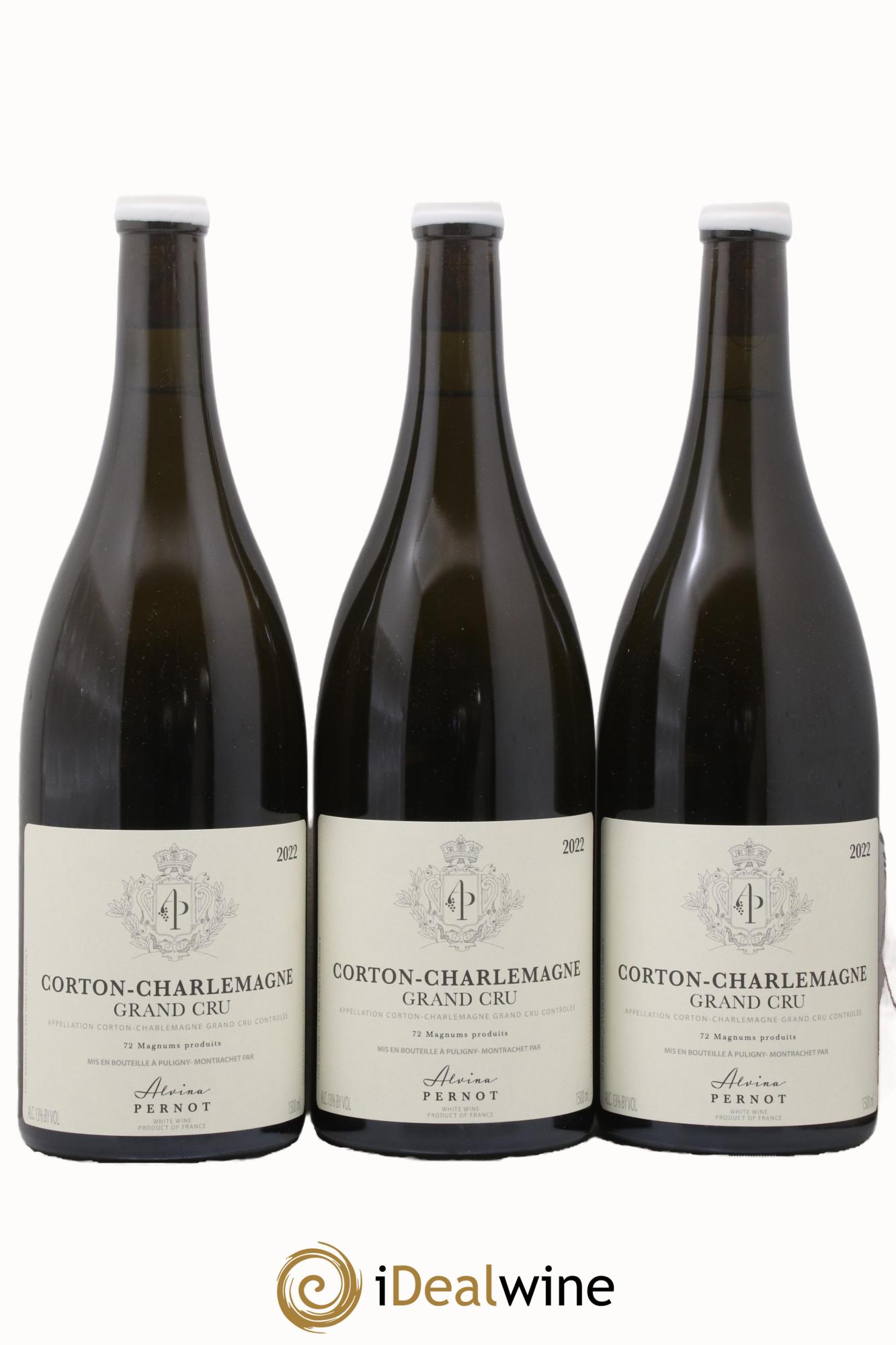 Corton-Charlemagne Grand Cru Alvina Pernot 2022 - Lot de 3 magnums - 0