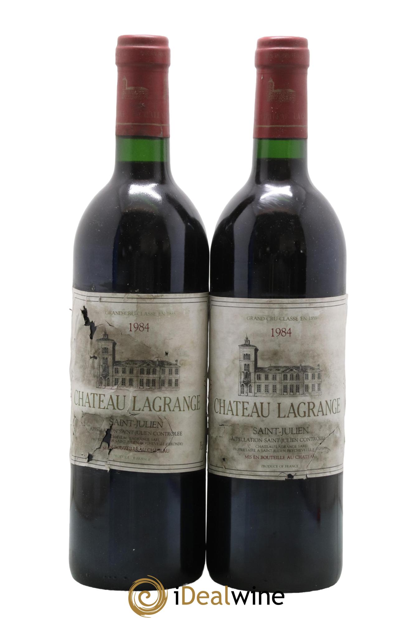 Château Lagrange 3ème Grand Cru Classé 1984 - Lot de 2 bouteilles - 0