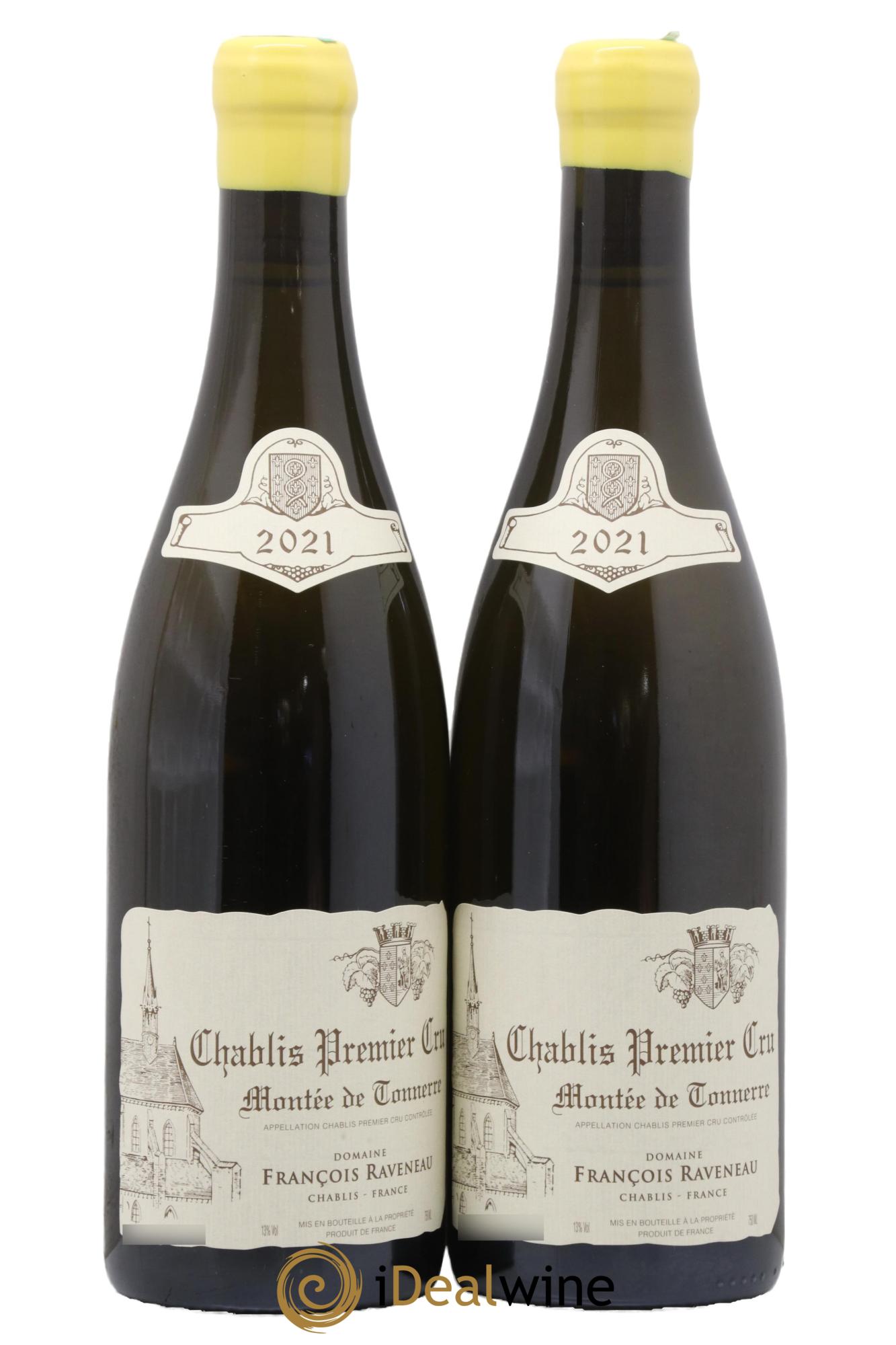 Chablis 1er Cru Montée de Tonnerre Raveneau (Domaine) 2021 - Lot of 2 bottles - 0