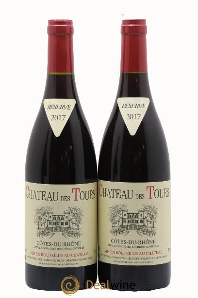 Côtes-du-Rhône Château des Tours Emmanuel Reynaud 2017 - Lot de 2 bouteilles - 0