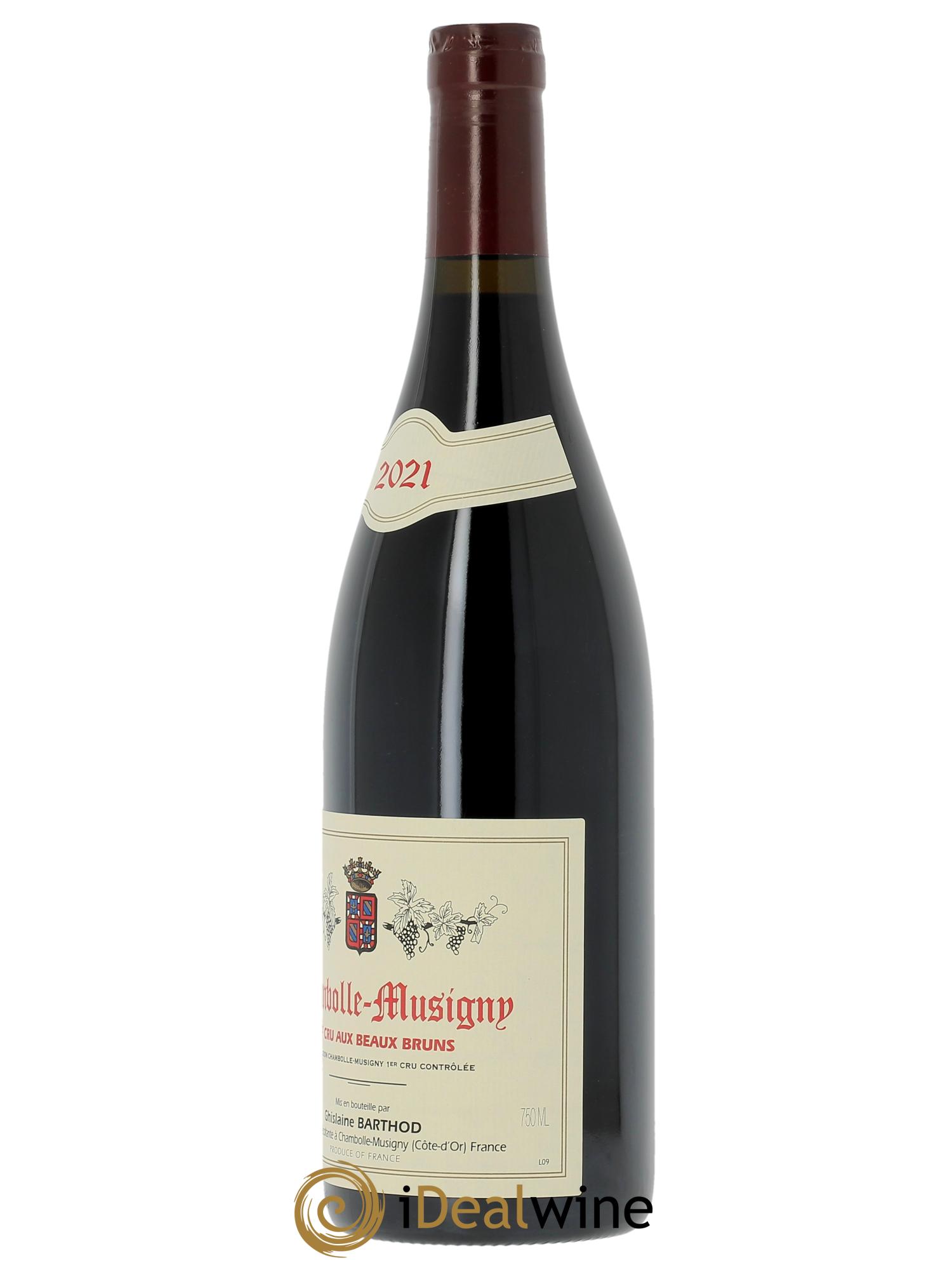 Chambolle-Musigny 1er Cru Aux Beaux Bruns Ghislaine Barthod 2021 - Lot de 1 bouteille - 1