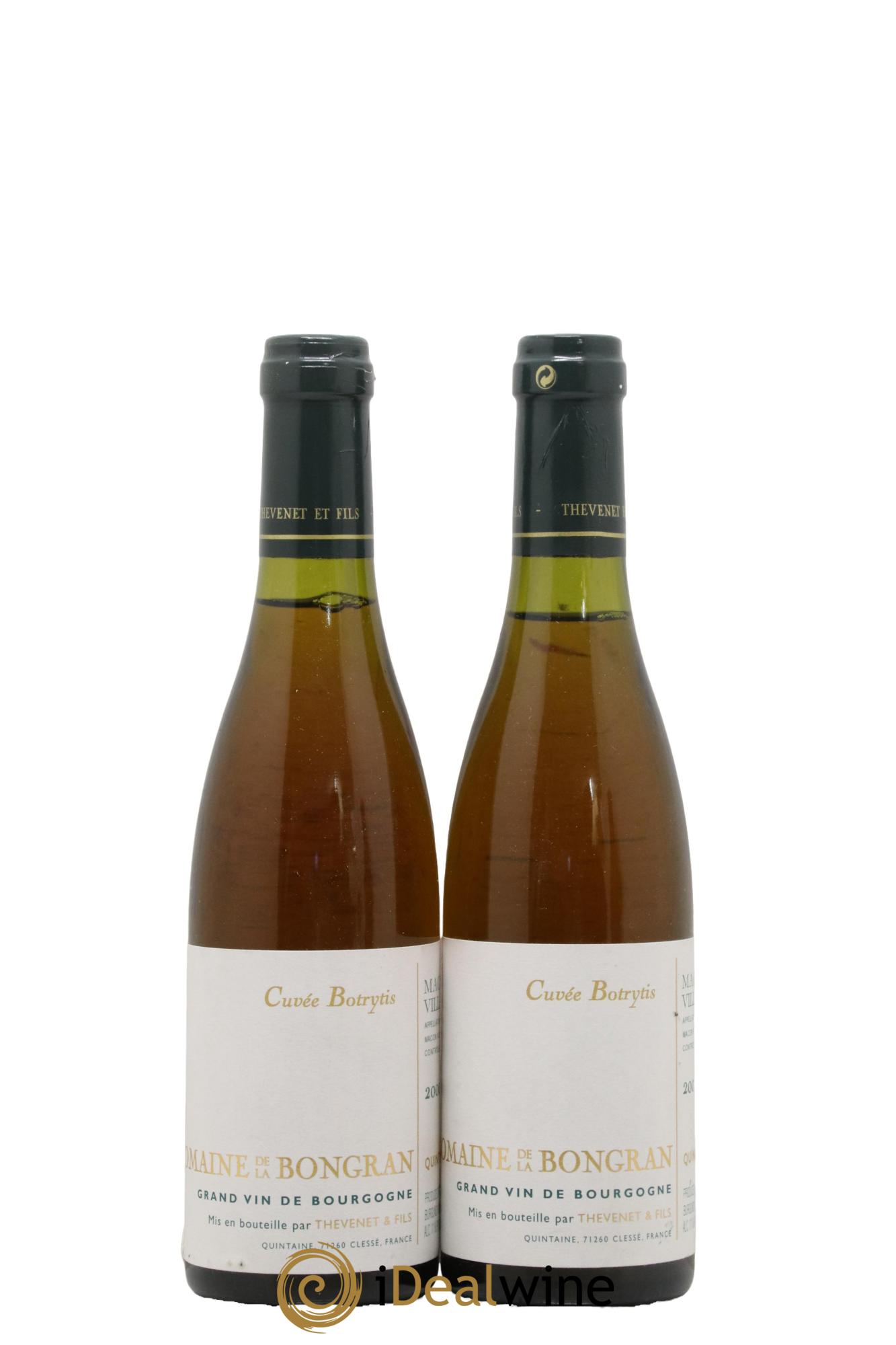 Mâcon Cuvée Botrytis Domaine de la Bongran (J.Thevenet) 2000 - Posten von 2 Demi-Flaschen - 0