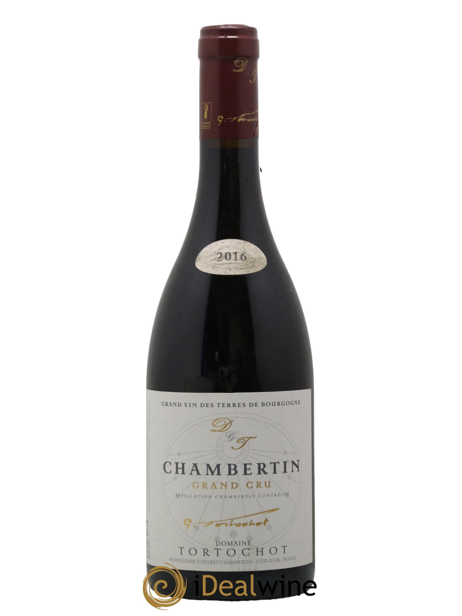Chambertin Grand Cru Tortochot (Domaine) 2016 - Lot de 1 bouteille - 0