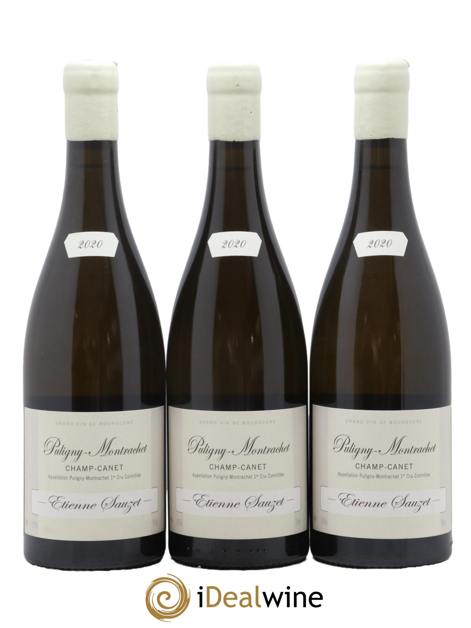 Puligny-Montrachet 1er Cru Champ Canet Etienne Sauzet 2020 - Lot de 3 bouteilles - 0