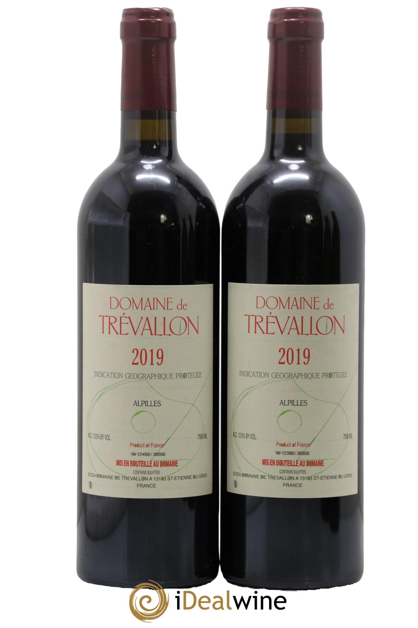 IGP Alpilles Trévallon (Domaine de) Eloi Dürrbach 2019 - Lot of 2 bottles - 0