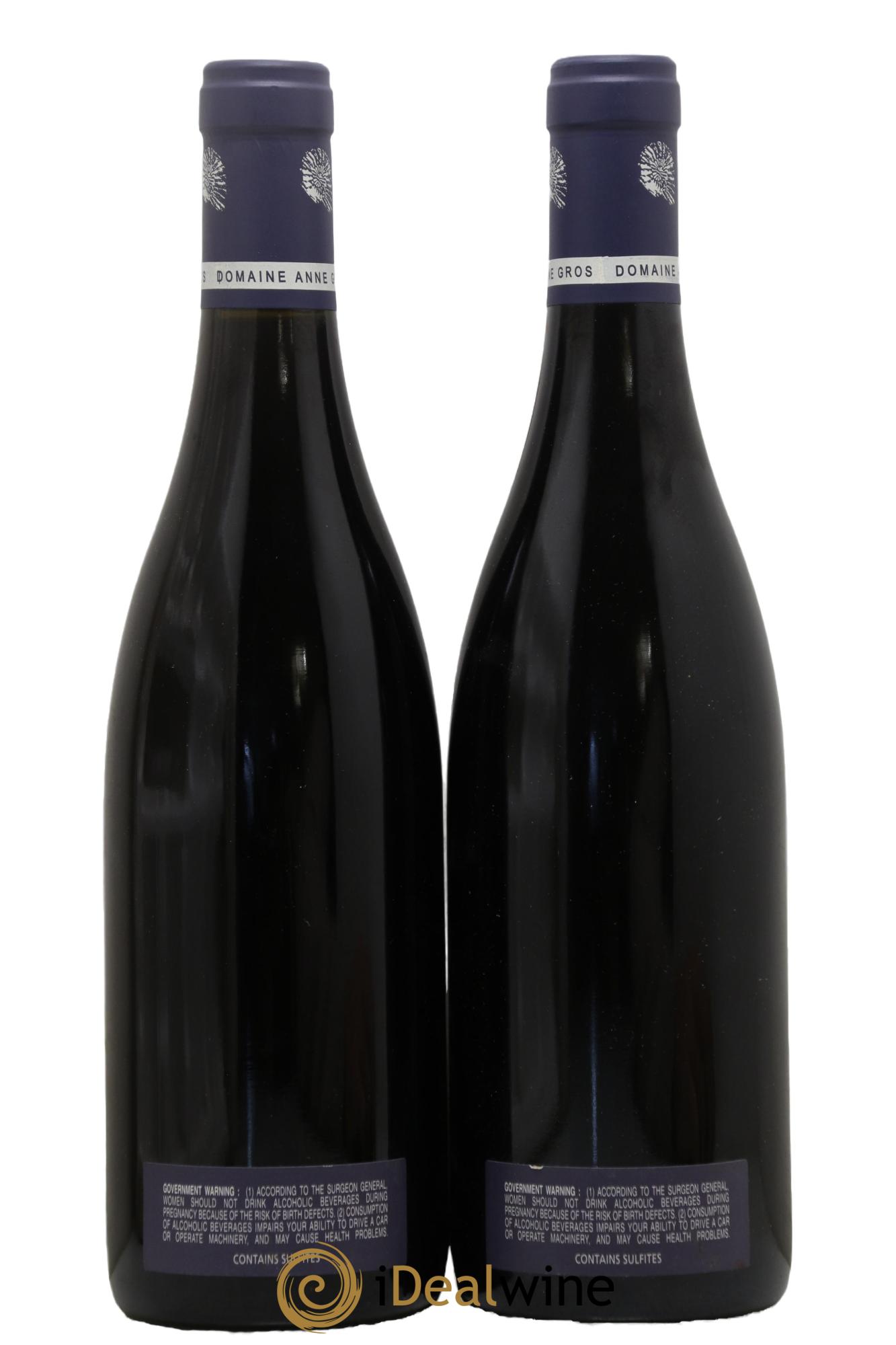 Clos-Vougeot Grand Cru Le Grand Maupertui A.-F. Gros 2005 - Lot de 2 bouteilles - 1