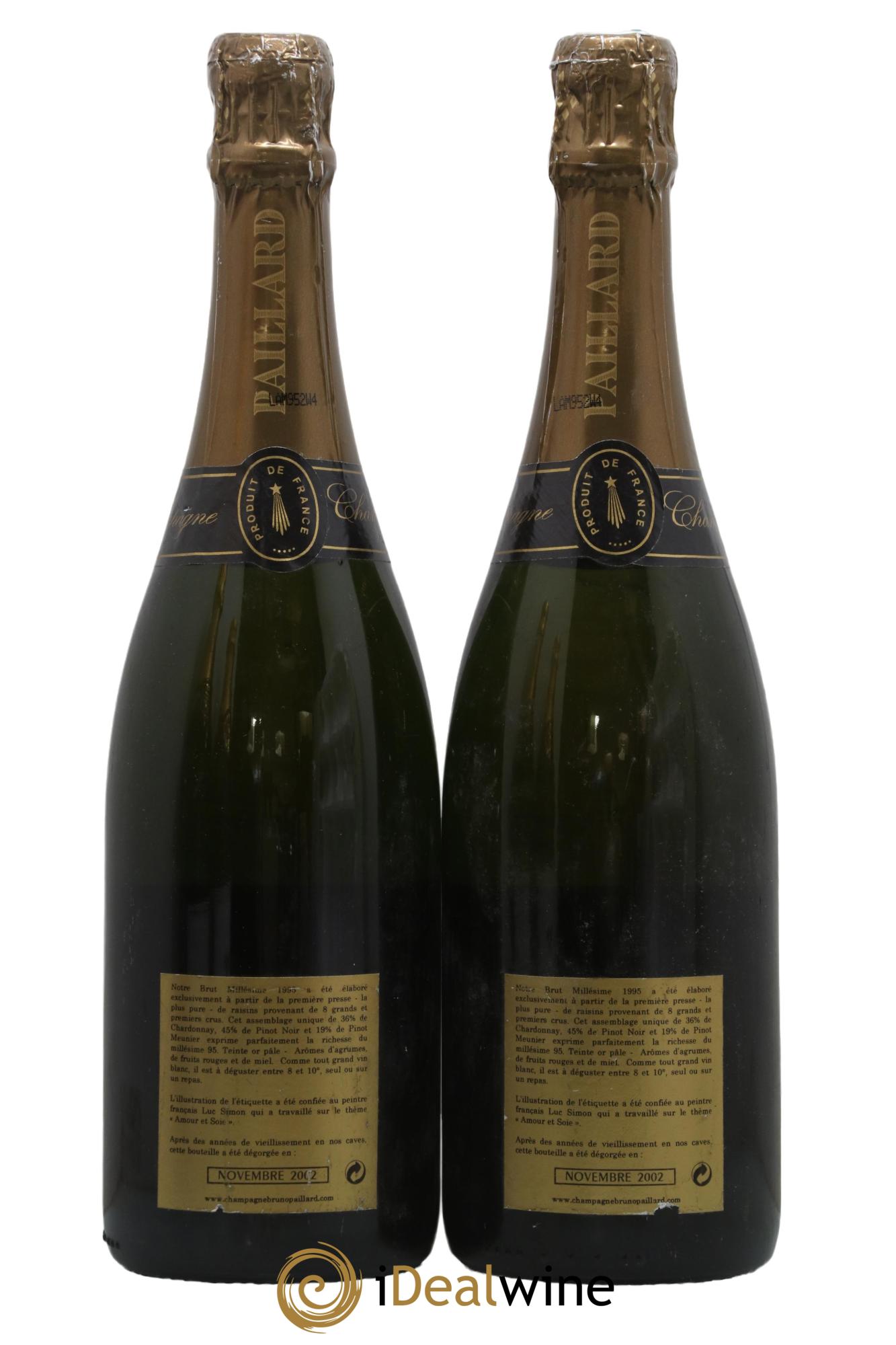 Brut Millésime Bruno Paillard 1995 - Lot de 2 bouteilles - 1