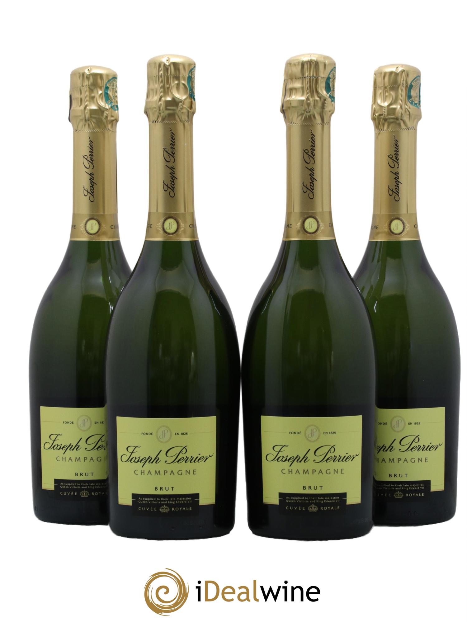 Champagne Cuvée Royale Maison Joseph Perrier - Posten von 4 Flaschen - 0