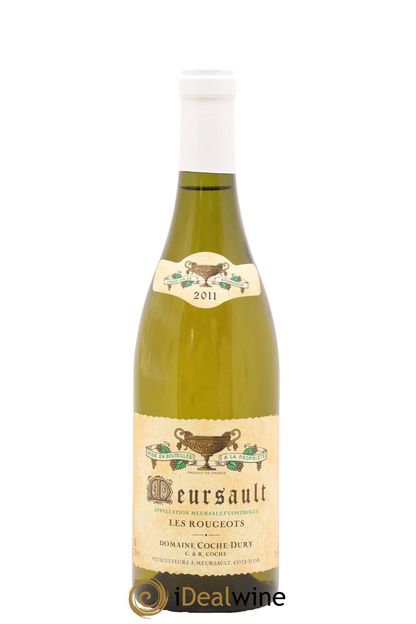 Meursault Les Rougeots Coche Dury (Domaine) 2011 - Lot of 1 bottle - 0
