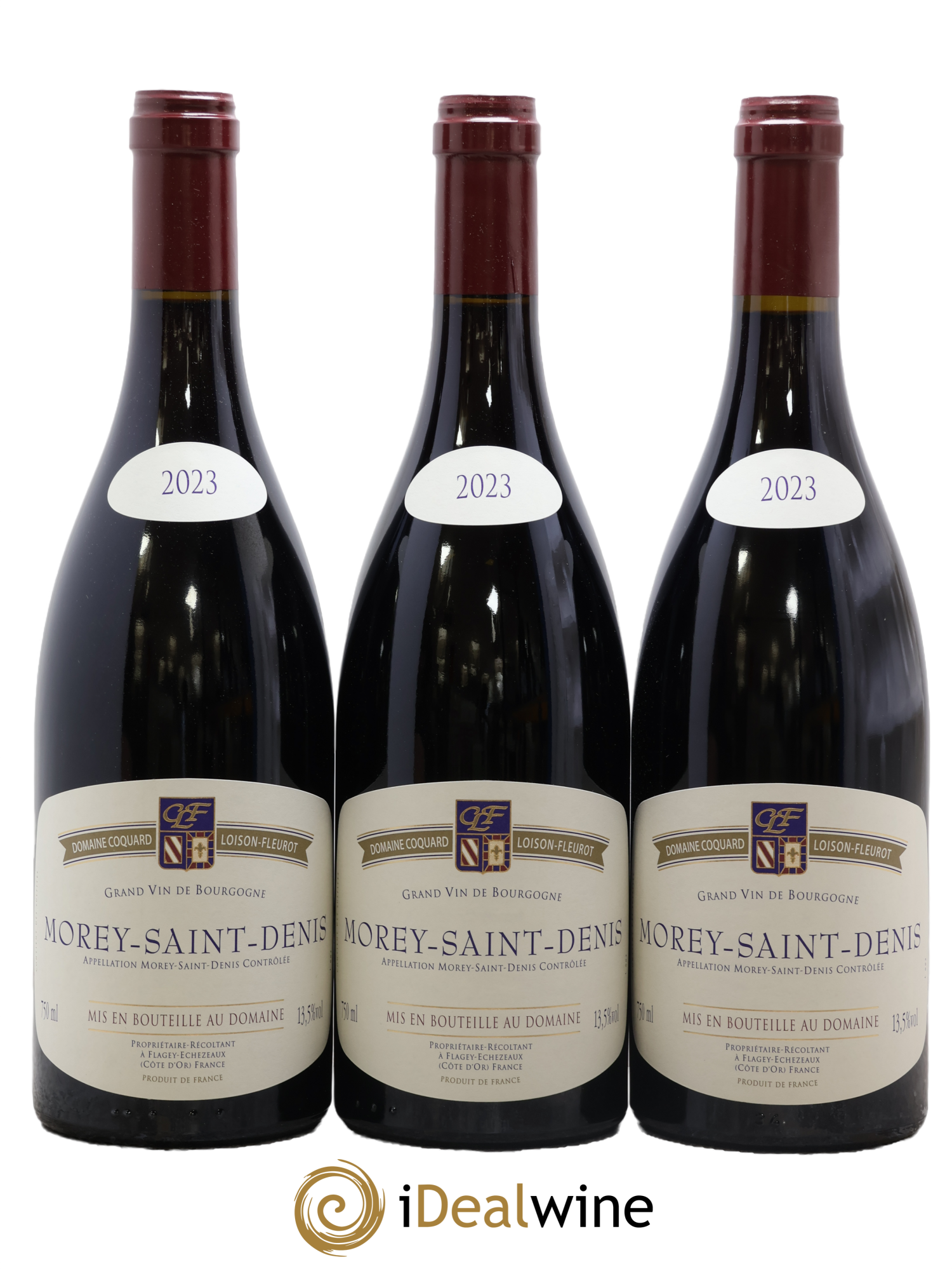 Morey-Saint-Denis Coquard Loison-Fleurot 2023 - Lot of 3 bottles - 0
