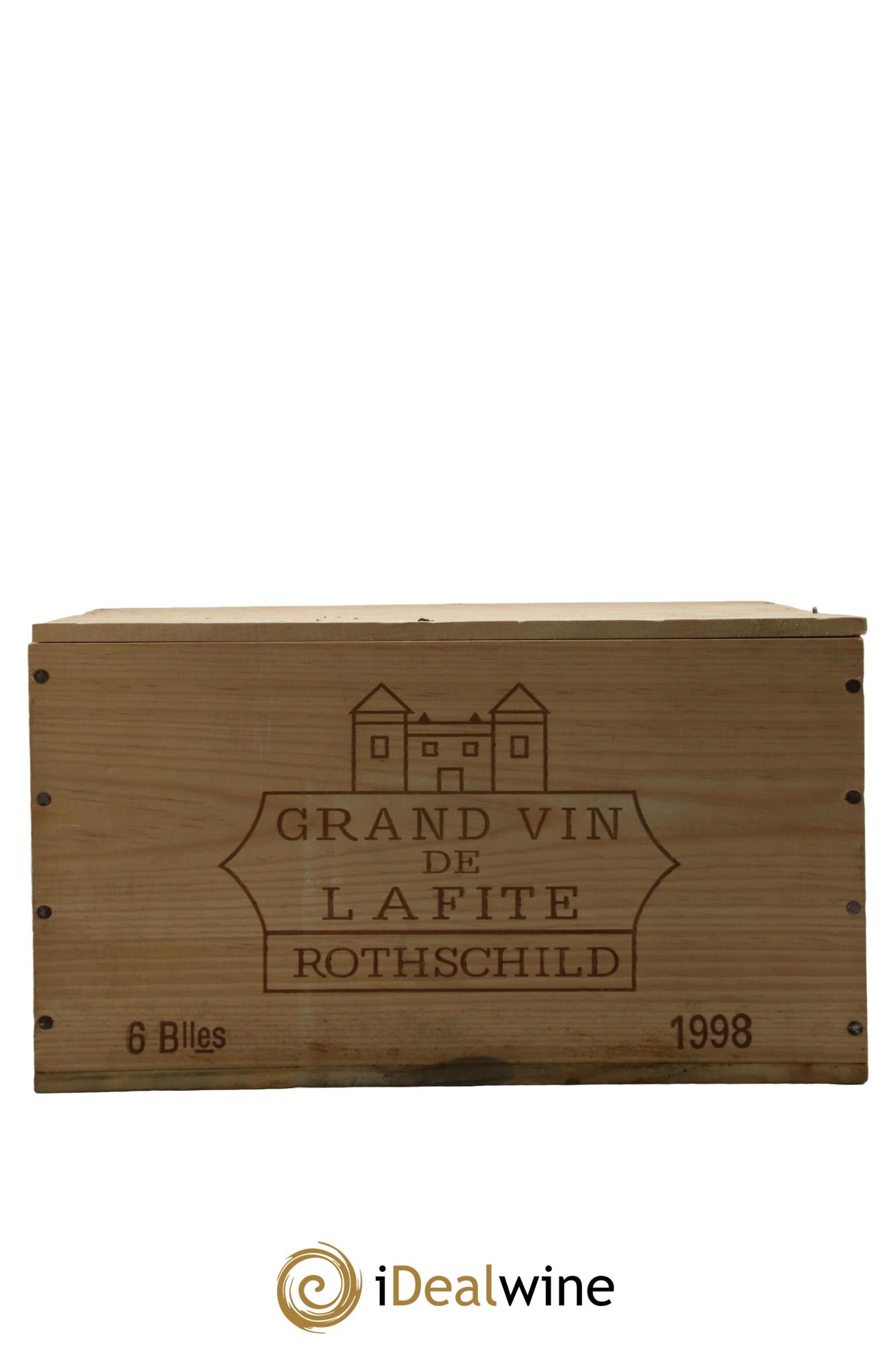 Château Lafite Rothschild 1er Grand Cru Classé 1998 - Lot de 6 bouteilles - 4