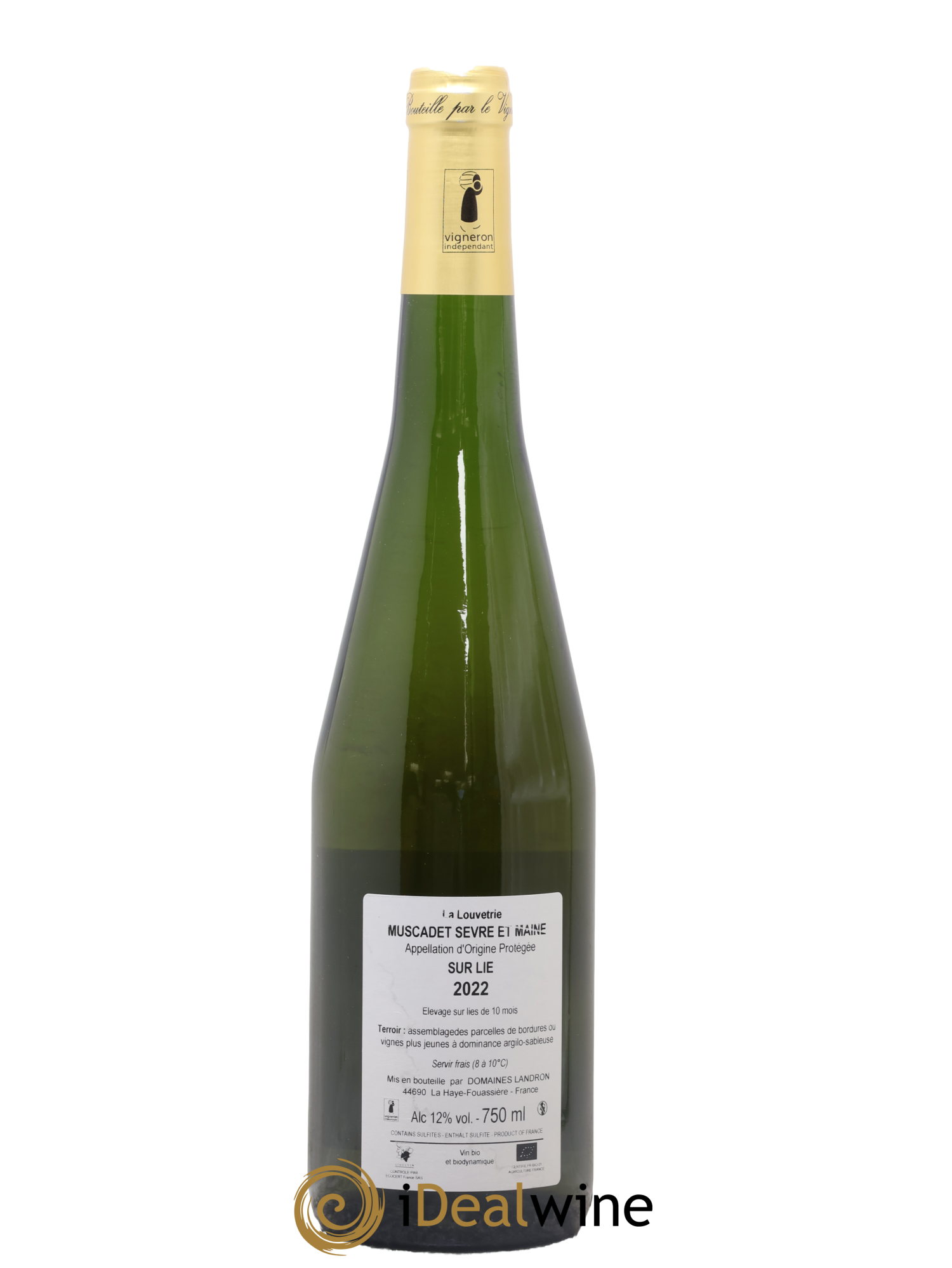 Muscadet-Sèvre-et-Maine La Louvetrie Jo Landron 2022 - Lot de 1 bouteille - 1