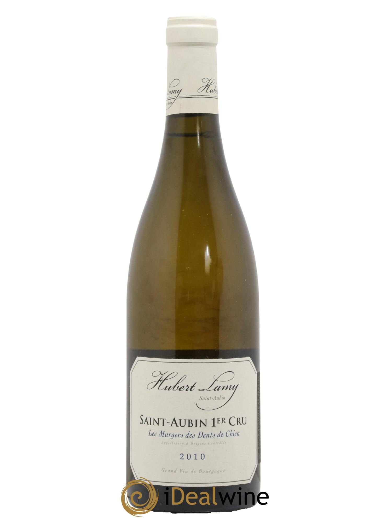 Saint-Aubin 1er Cru Les Murgers des Dents de Chien Hubert Lamy 2010 - Lot de 1 bouteille - 0