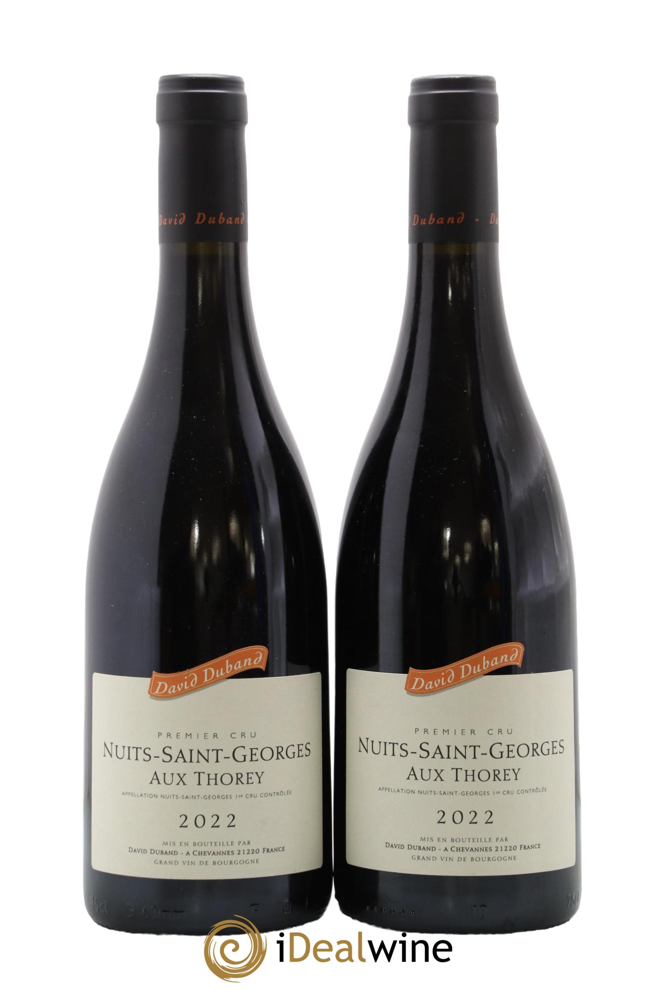 Nuits-Saint-Georges 1er Cru Aux Thorey David Duband (Domaine) 2022 - Lot of 2 bottles - 0