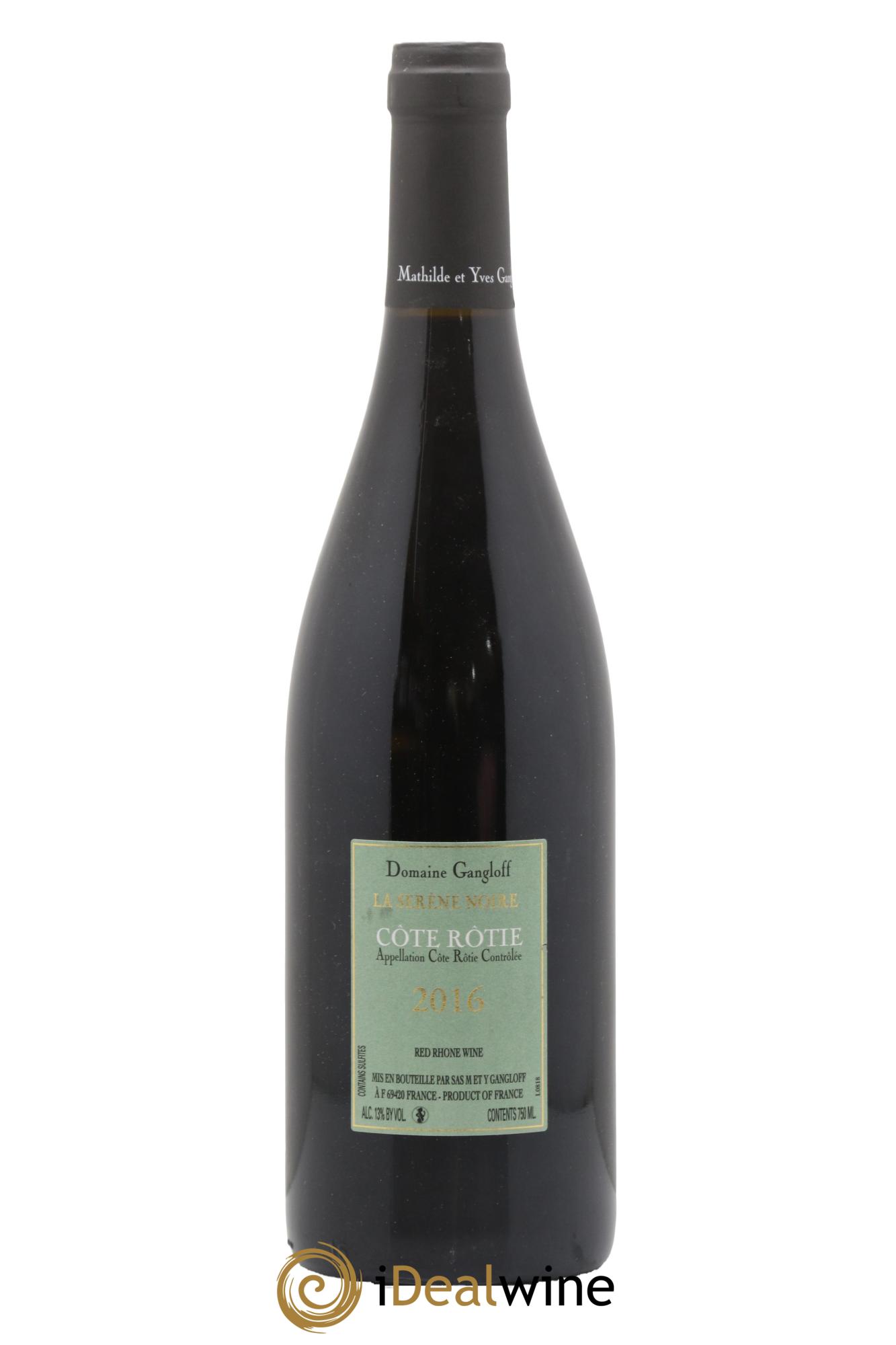 Côte-Rôtie La Sereine Noire Gangloff (Domaine) 2016 - Lot of 1 bottle - 1
