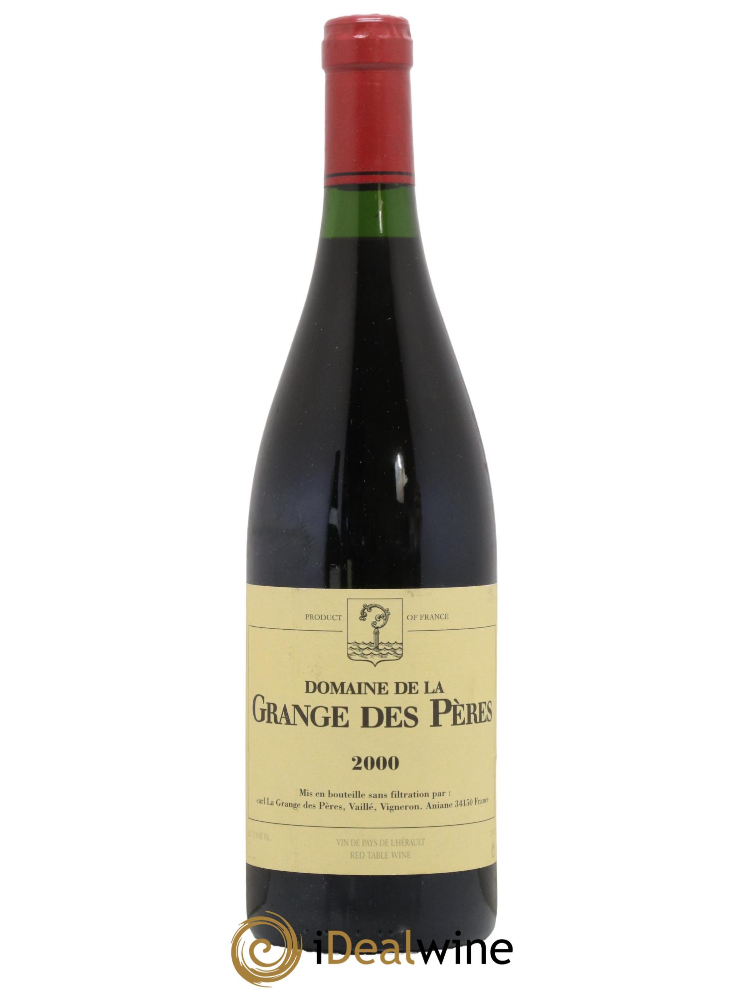 Pays d'Hérault Grange des Pères Laurent Vaillé 2000 - Lot de 1 bouteille - 0