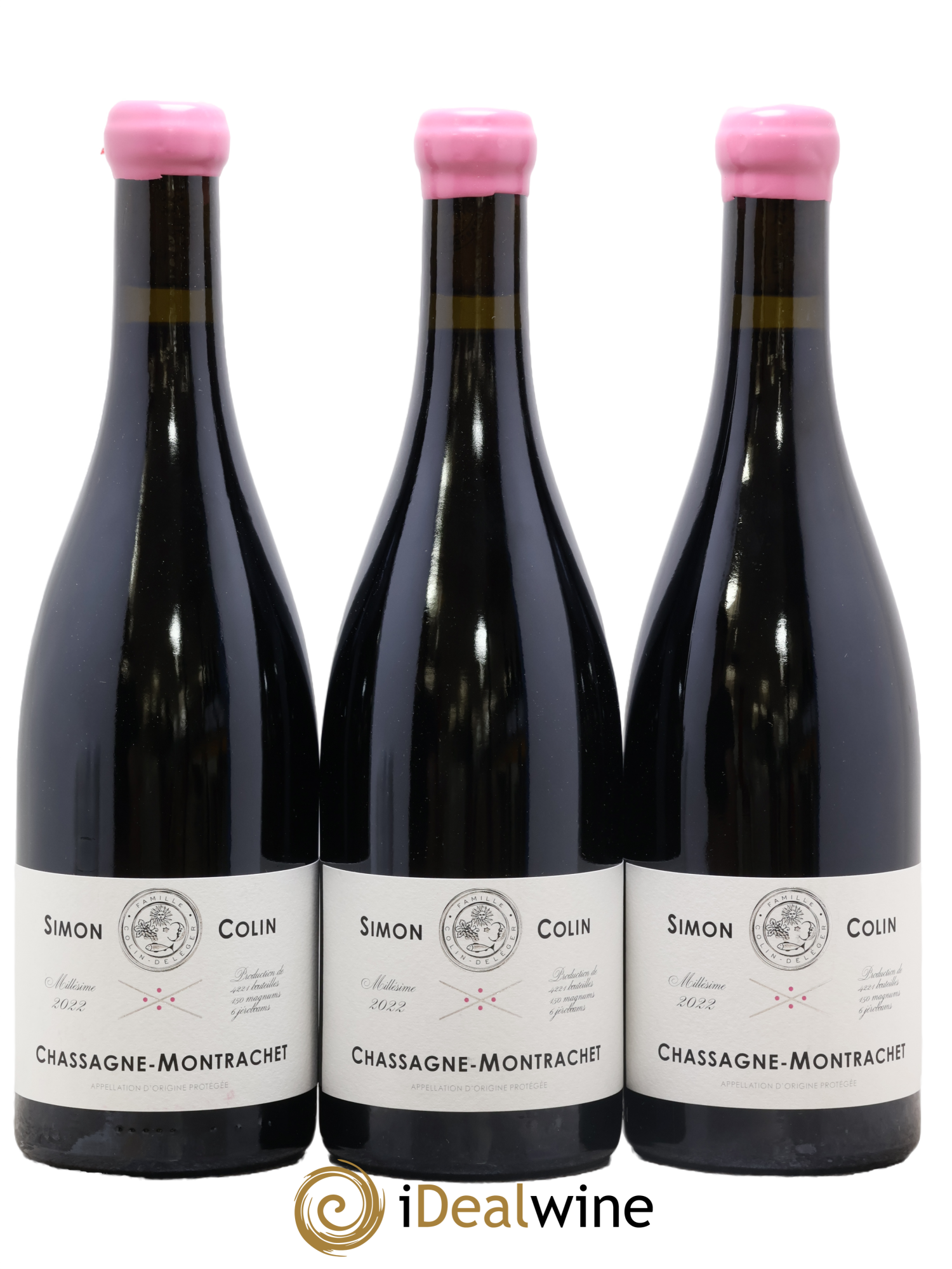 Chassagne-Montrachet Simon Colin 2022 - Lot de 3 bouteilles - 0
