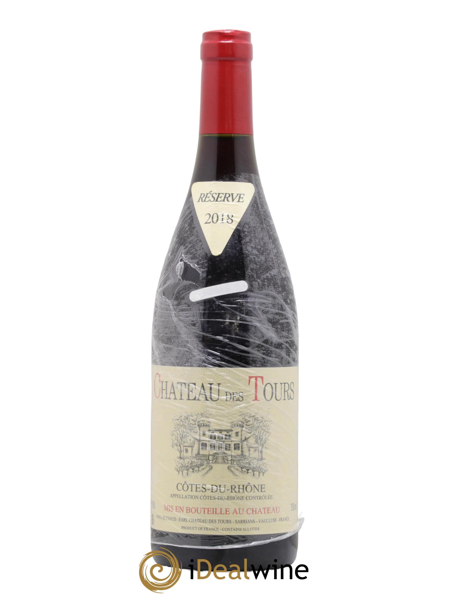 Côtes-du-Rhône Château des Tours Emmanuel Reynaud 2018 - Lot de 1 bouteille - 0