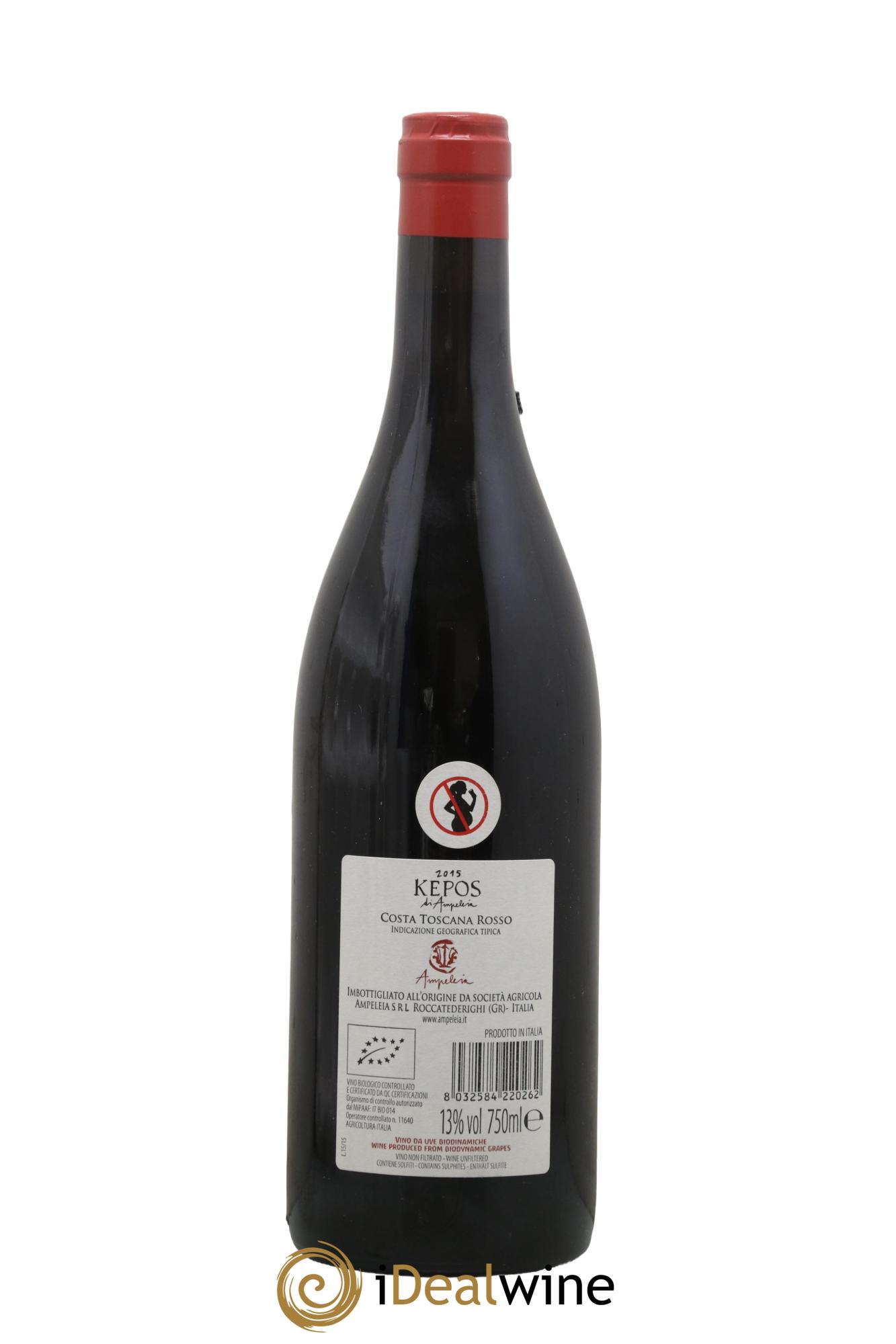 Toscana IGT Ampeleia Kepos Elisabetta Foradori 2015 - Lotto di 1 bottiglia - 1