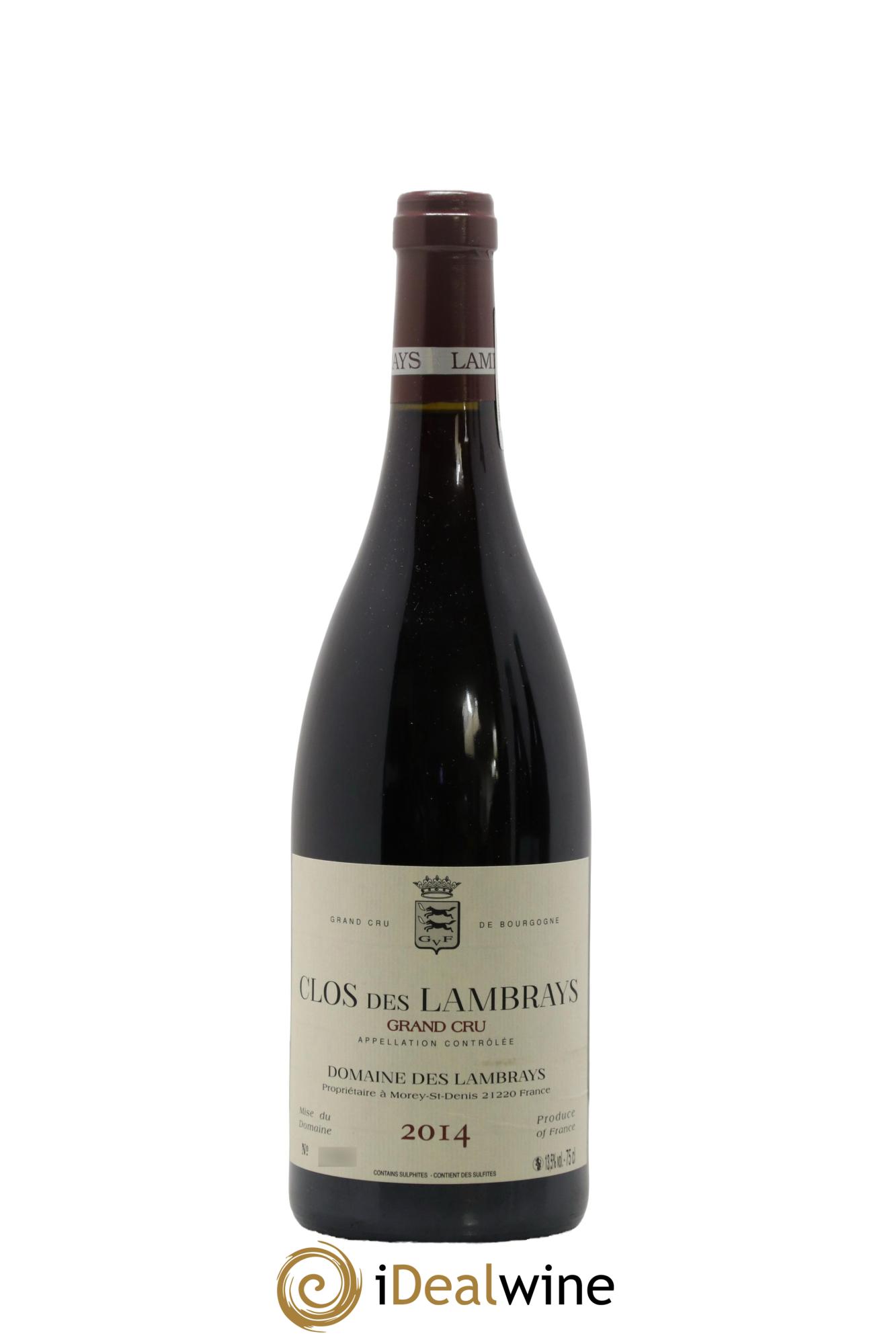 Clos des Lambrays Grand Cru Domaine des Lambrays 2014 - Lot of 1 bottle - 0
