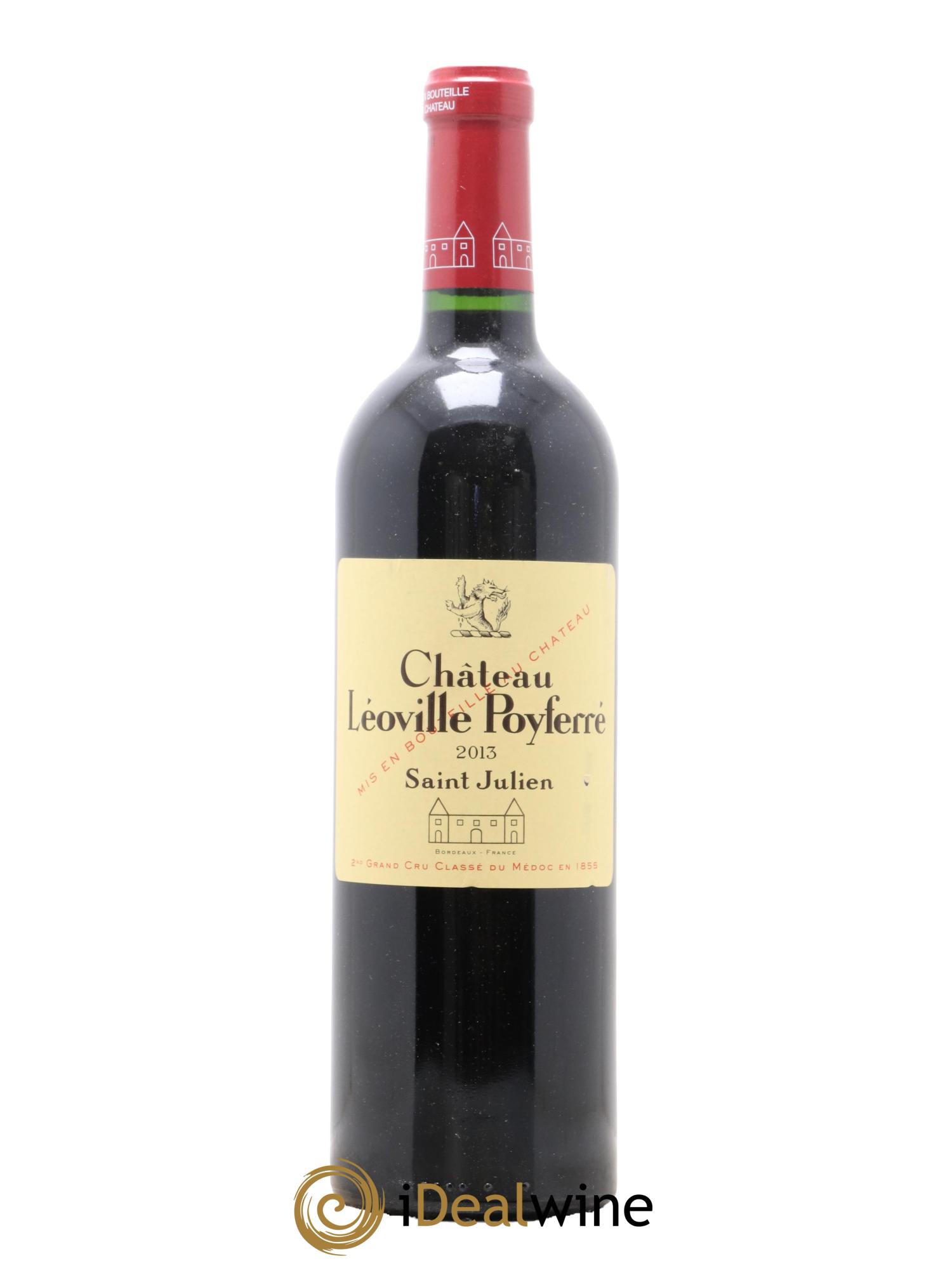 Château Léoville Poyferré 2ème Grand Cru Classé 2013 - Lot de 1 bouteille - 0