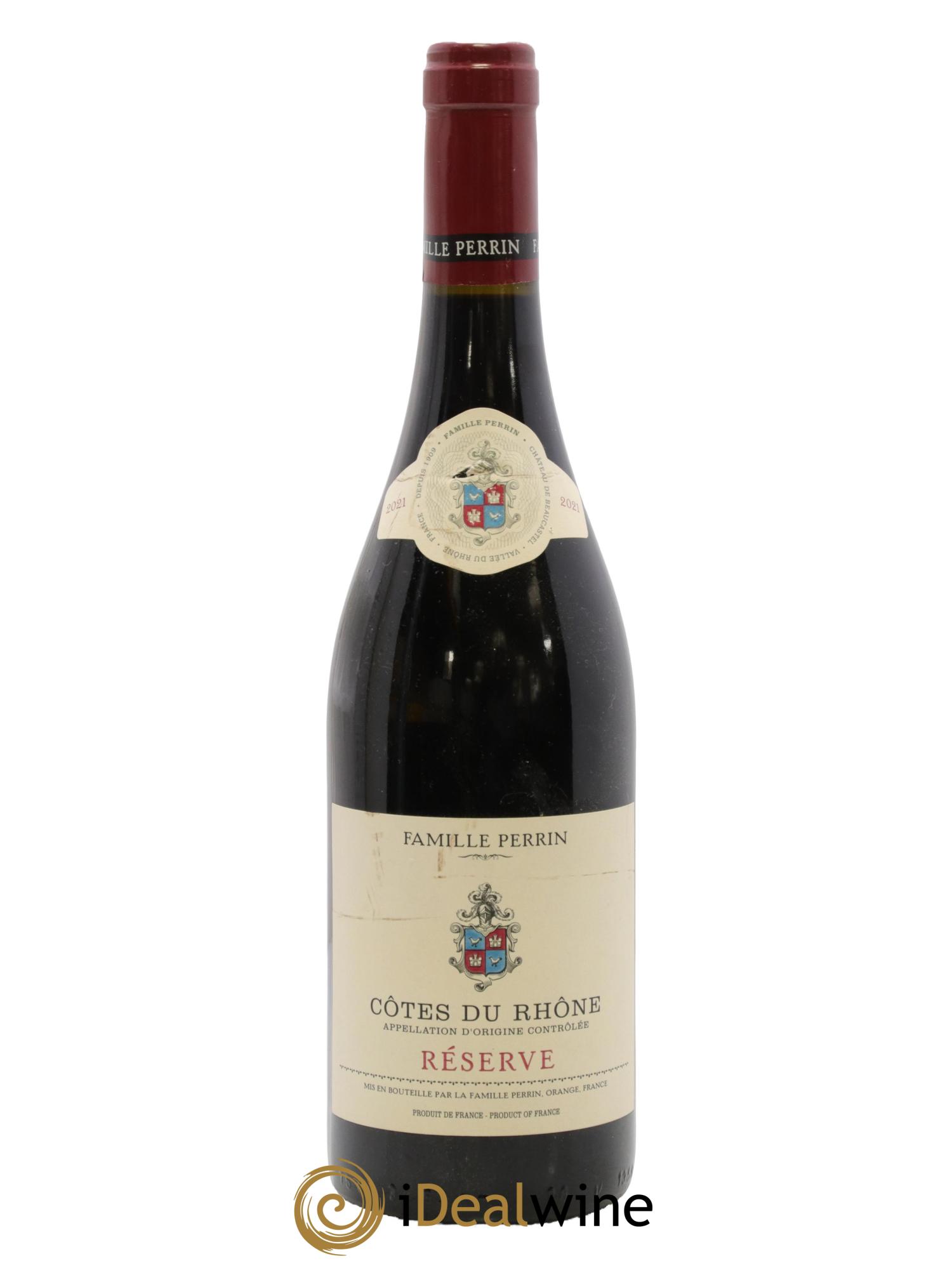 Côtes-du-Rhône Réserve Famille Perrin 2021 - Lotto di 1 bottiglia - 0