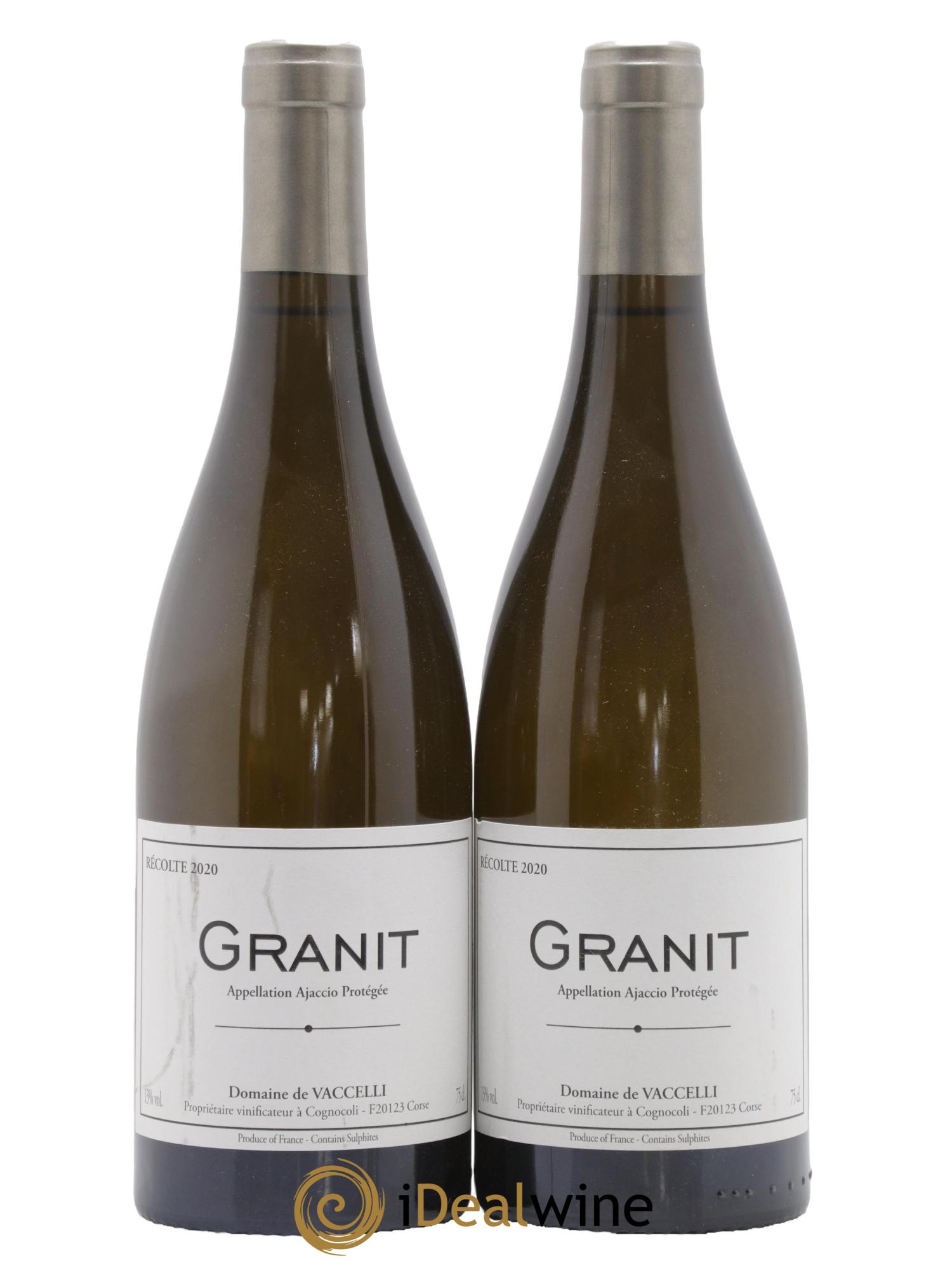 Ajaccio Granit Vaccelli 2020 - Lotto di 2 bottiglie - 0