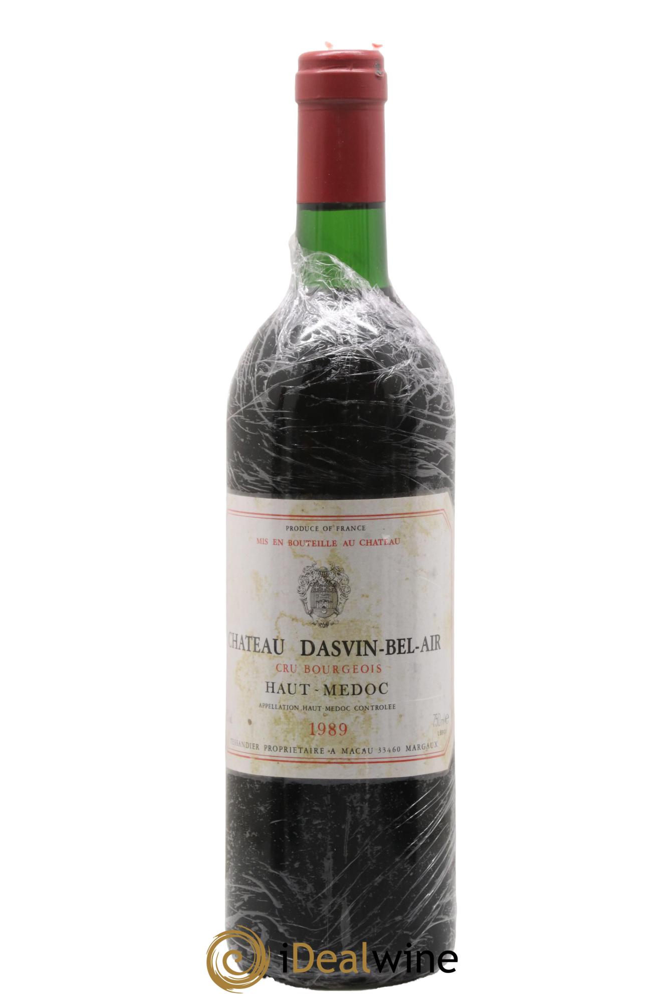 Haut Médoc Château Dasvin-Bel-Air 1989 - Lot of 1 bottle - 0