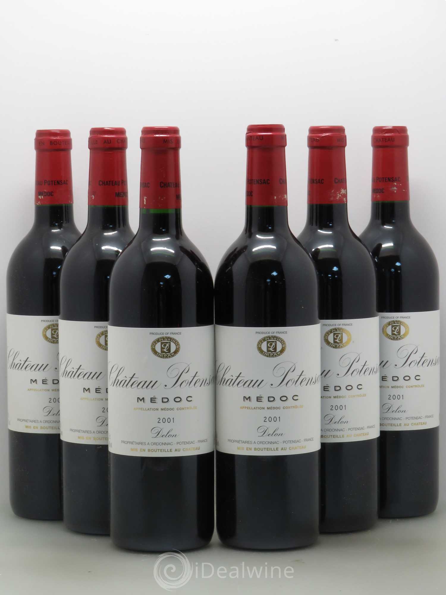 Château Potensac 2001 - Lot of 6 bottles - 0