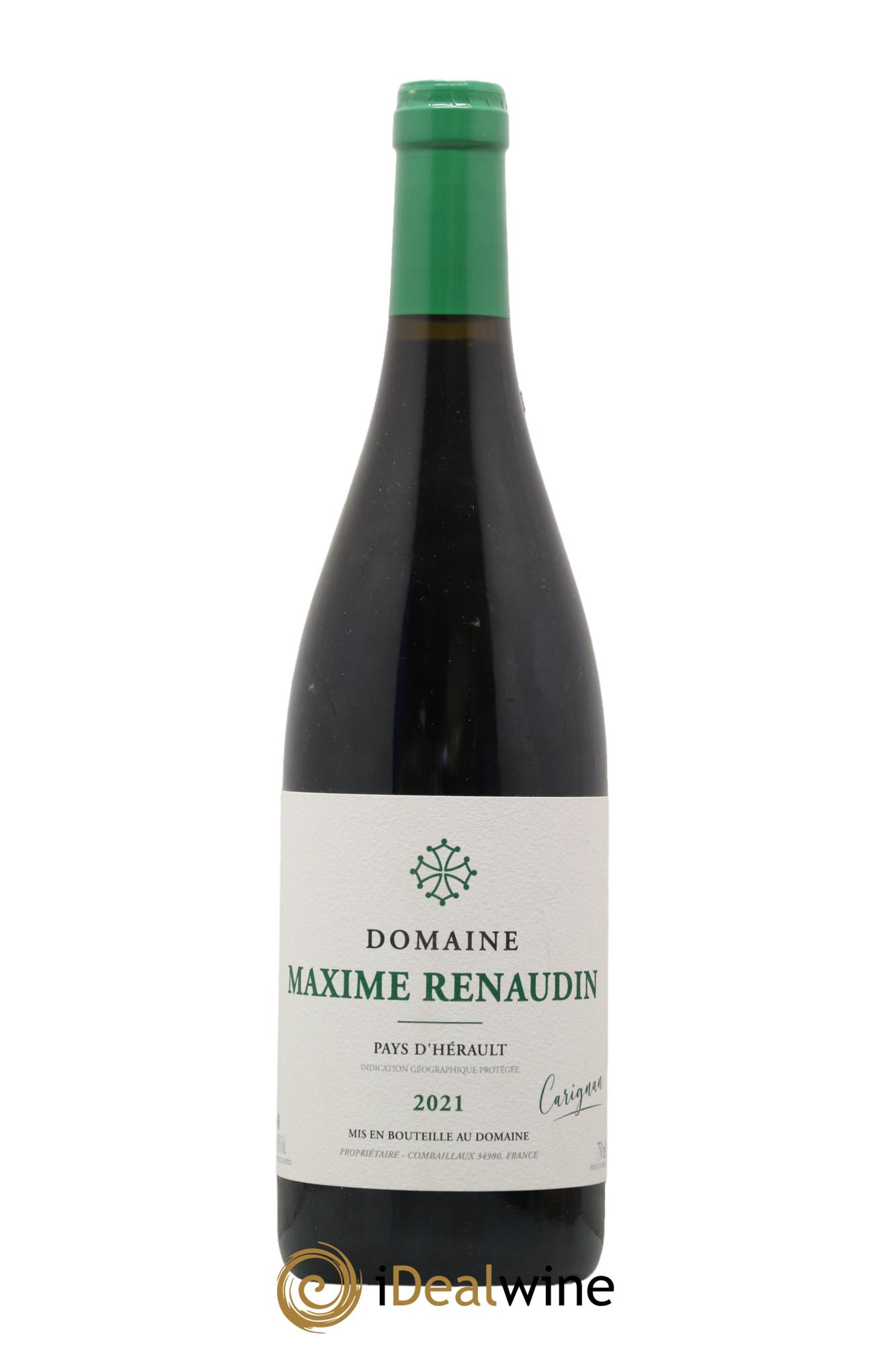 Pays d'Hérault Carignan Domaine Maxime Renaudin 2021 - Lot de 1 bouteille - 0