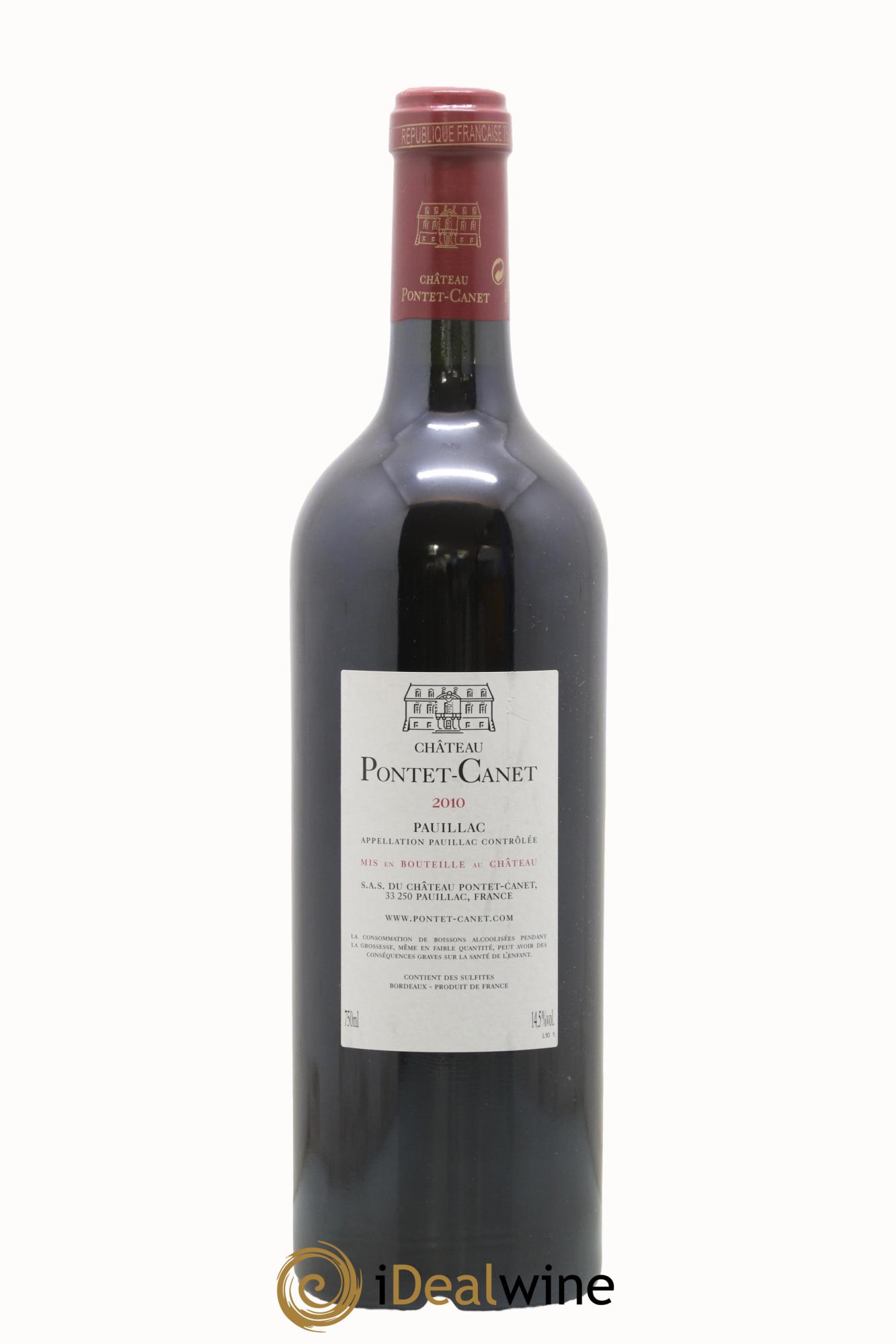 Château Pontet Canet 5ème Grand Cru Classé 2010 - Lotto di 1 bottiglia - 1