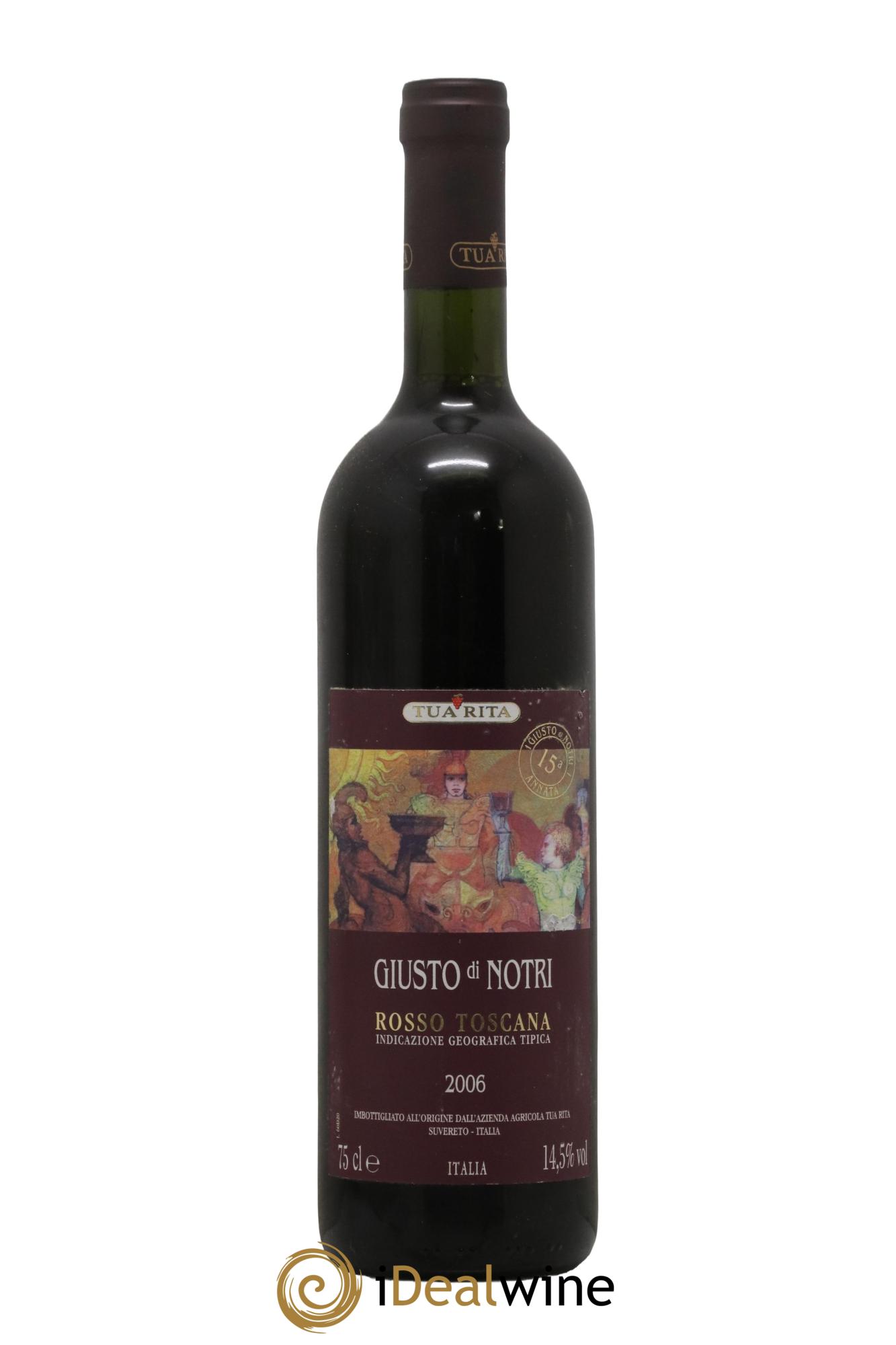 Toscana IGT Tua Rita Giusto di Notri 2006 - Lot de 1 bouteille - 0