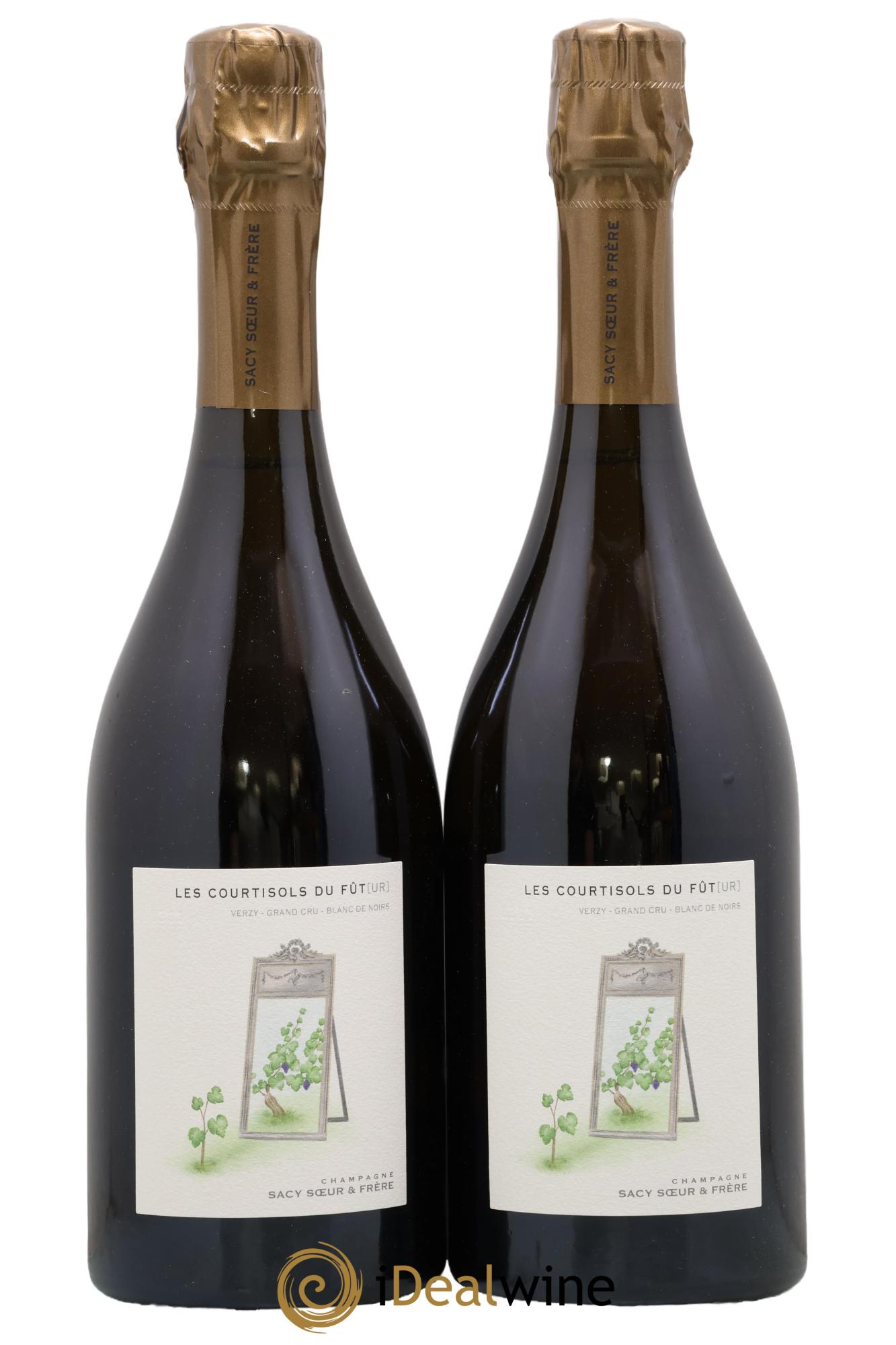 Champagne Blanc de Noirs Les Courtisols du Fut(ur) Domaine Sacy Sœur et Frere 2020 - Posten von 2 Flaschen - 0