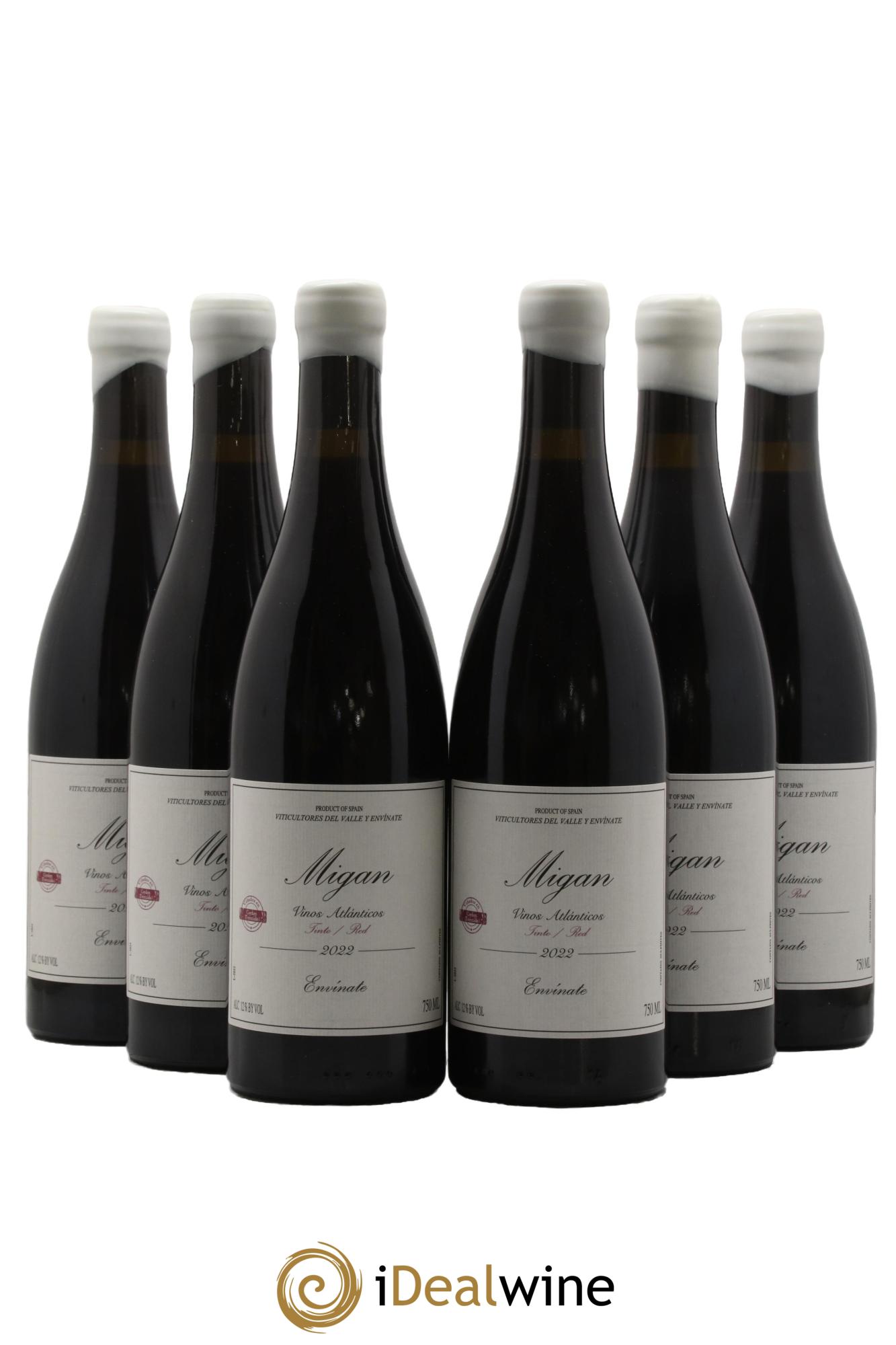 Espagne Tenerife Migan Envinate 2022 - Lot de 6 bouteilles - 0