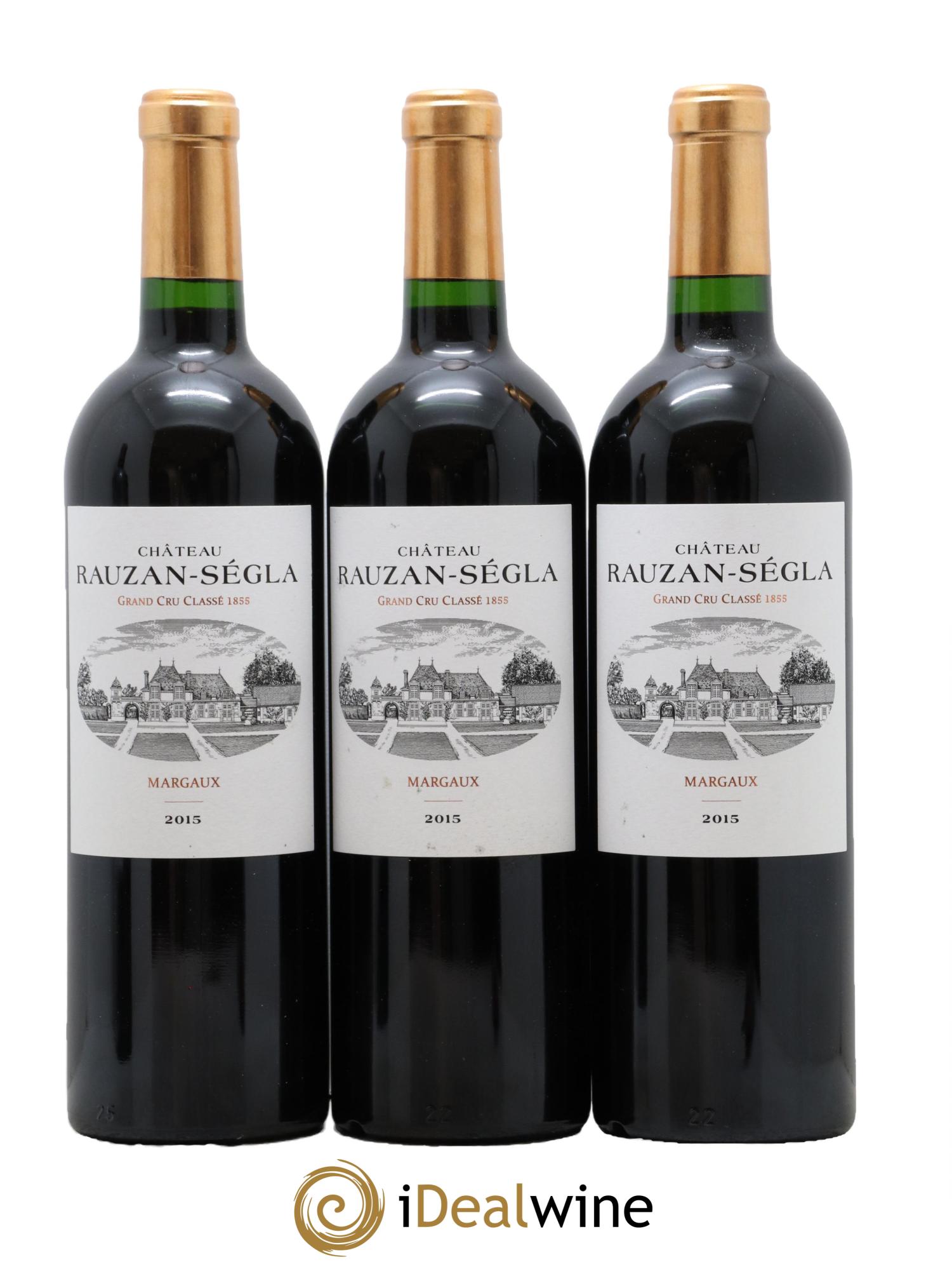 Château Rauzan Ségla Grand Cru Classé 2015 - Posten von 3 Flaschen - 0