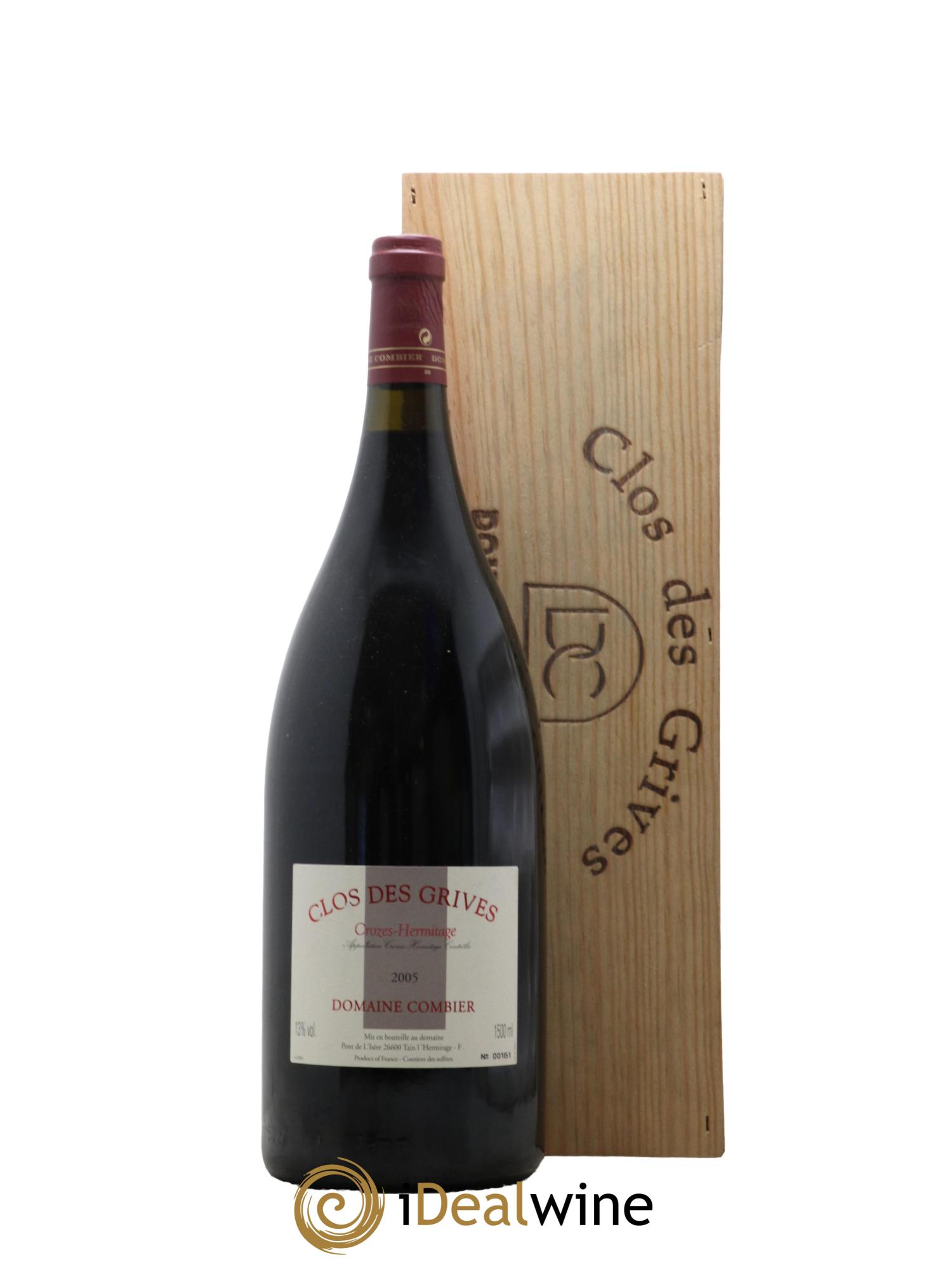 Crozes-Hermitage Clos des Grives Combier 2005 - Lot de 1 magnum - 0