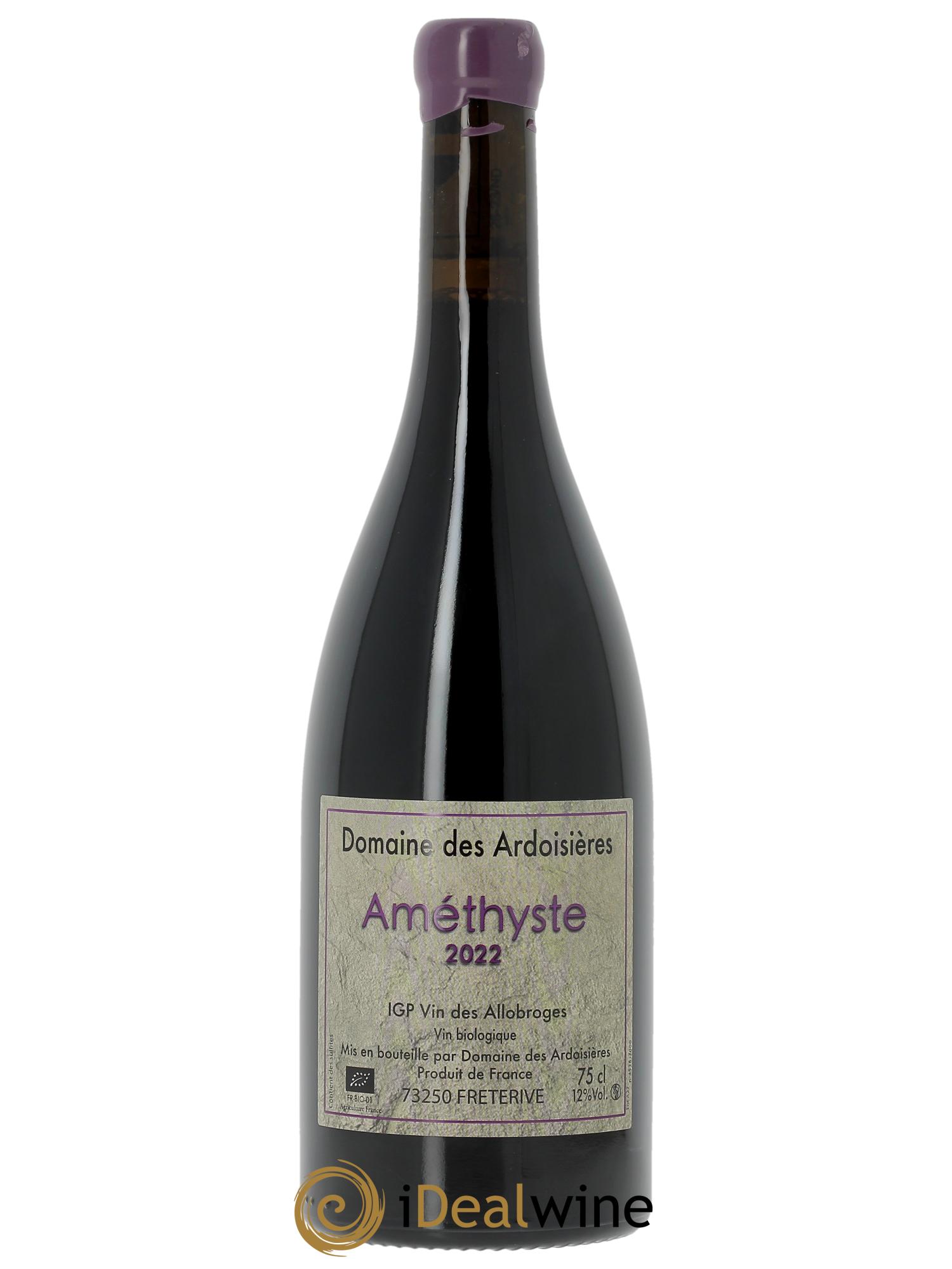 IGP Vin des Allobroges - Cevins Améthyste Ardoisières (Domaine des)  2022 - Lot de 1 bouteille - 0