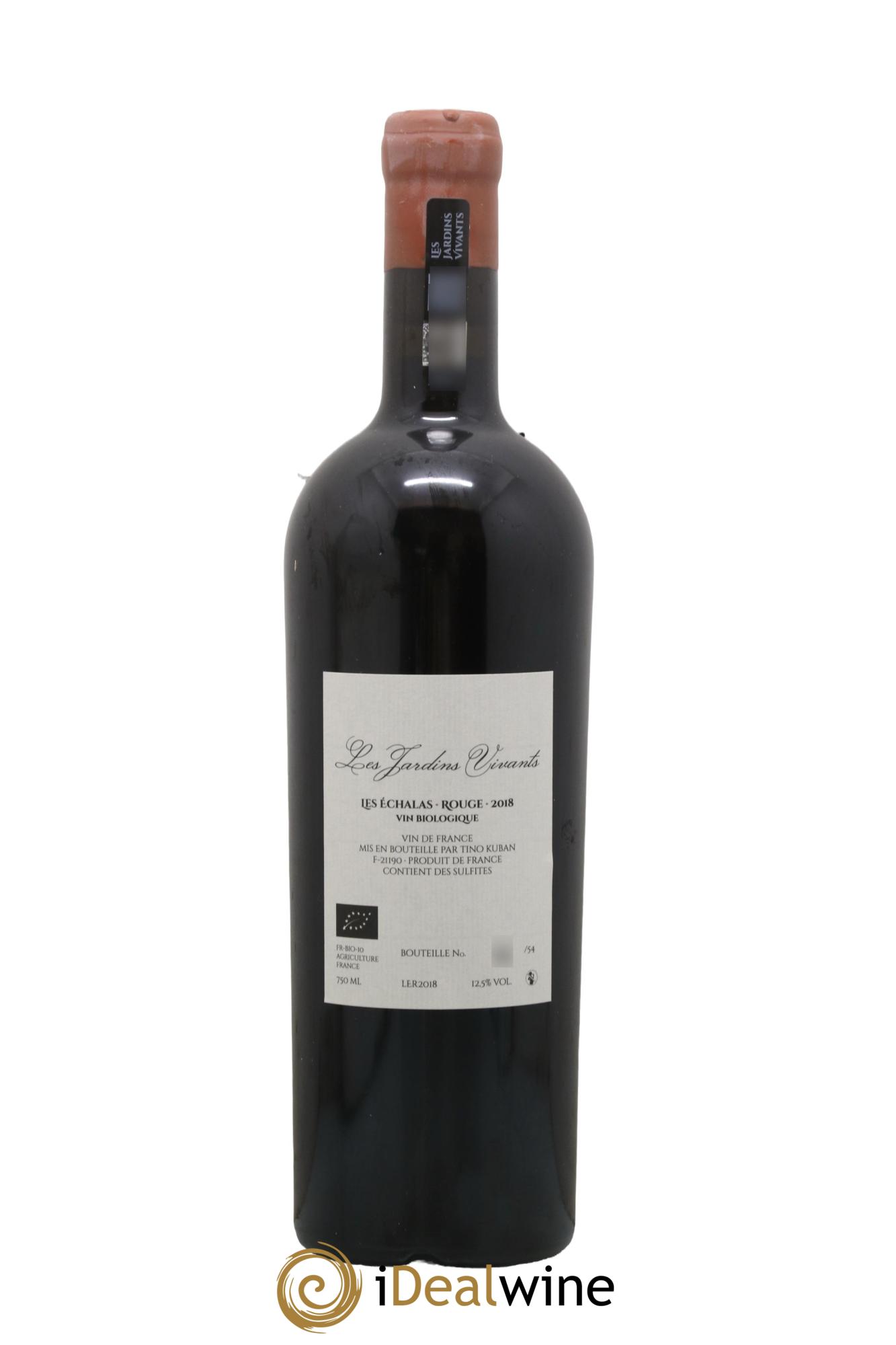 Vin de France Les Echalas Tino Kuban Les Jardins Vivants 2018 - Lotto di 1 bottiglia - 1