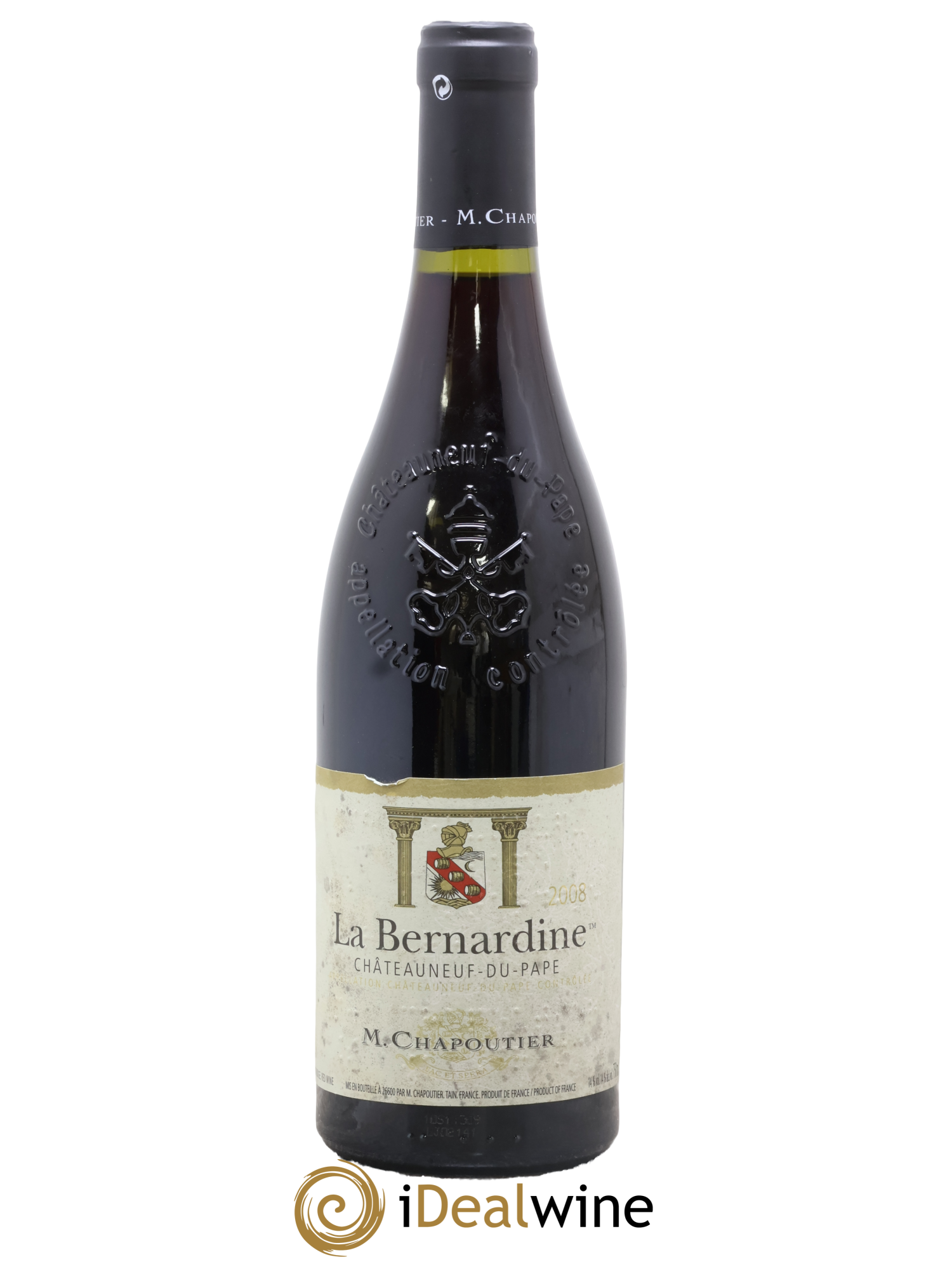 Châteauneuf-du-Pape La Bernardine Chapoutier 2008 - Lot of 1 bottle - 0