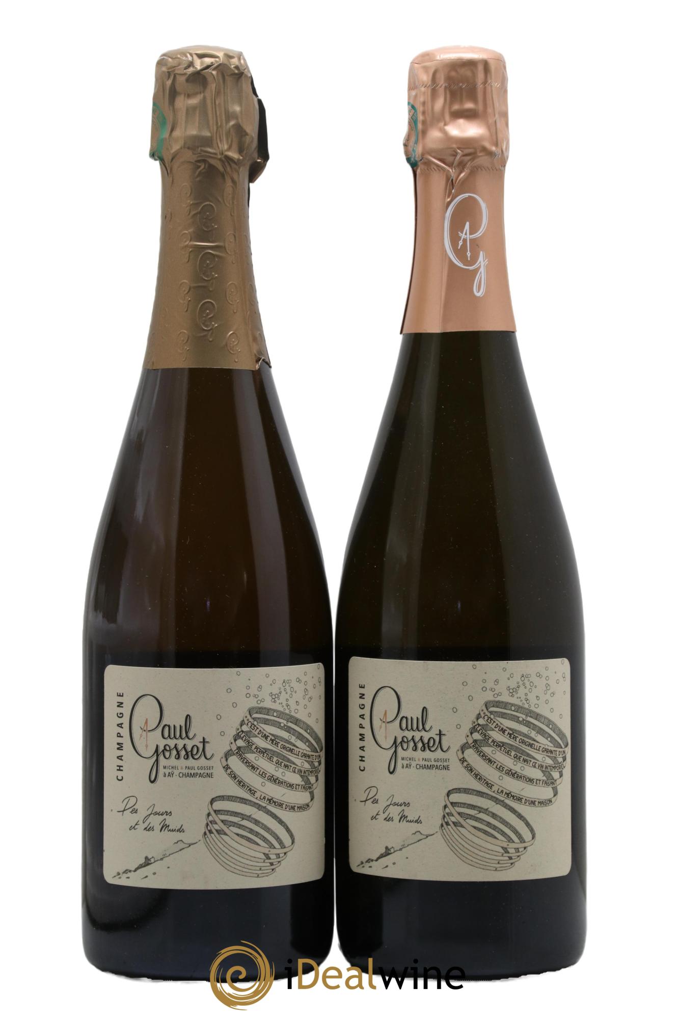 Des Jours et Des Muids Paul Gosset - Lot de 2 bouteilles - 0