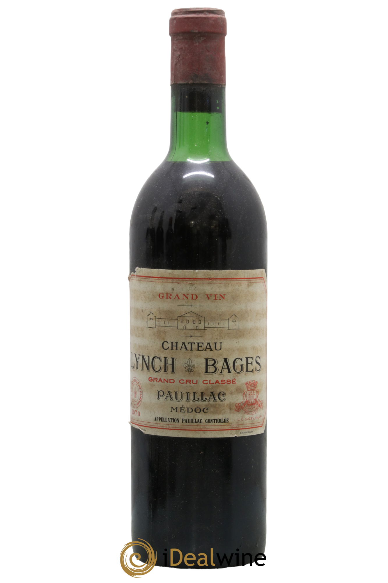 Château Lynch Bages 5ème Grand Cru Classé 1970 - Lot de 1 bouteille - 0