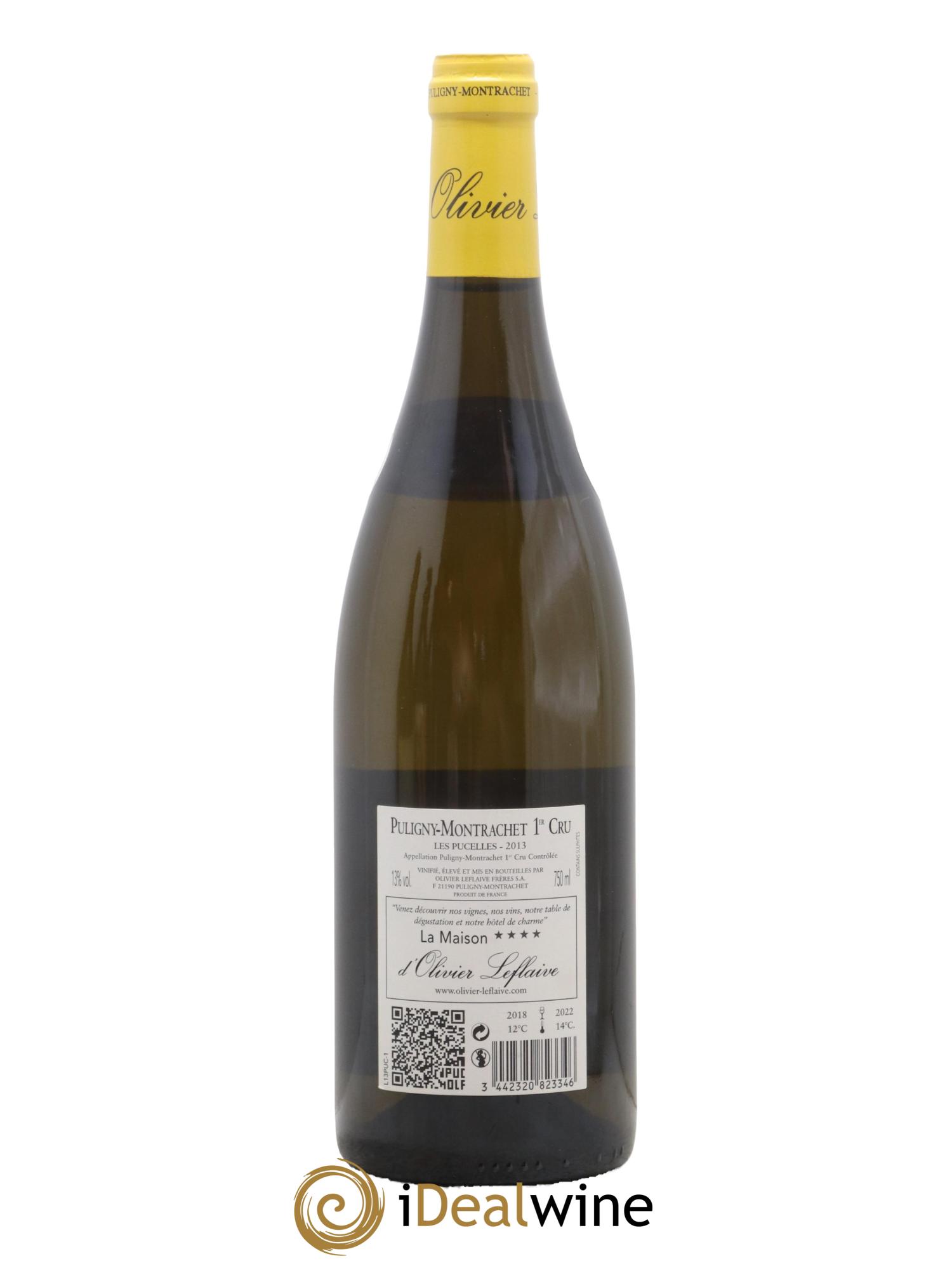 Puligny-Montrachet 1er Cru Les Pucelles Olivier Leflaive 2013 - Lot de 1 bouteille - 1