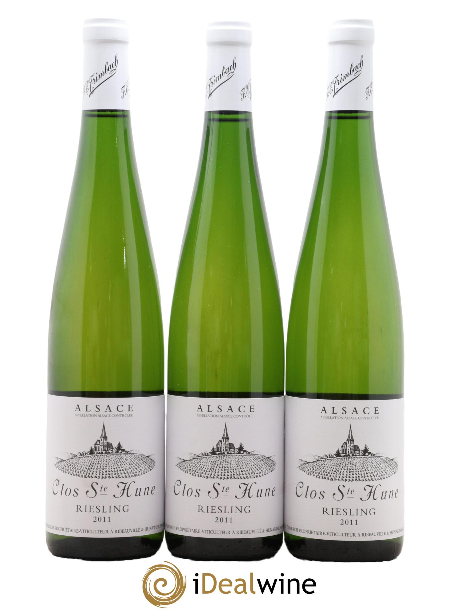 Alsace Riesling Clos Sainte-Hune Trimbach (Domaine) 2011 - Lot de 3 bouteilles - 0