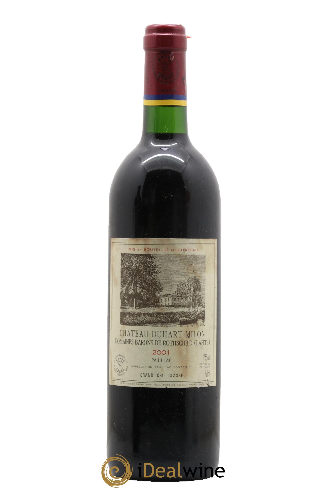 Château Duhart-Milon 4ème Grand Cru Classé 2001 - Lotto di 1 bottiglia - 0