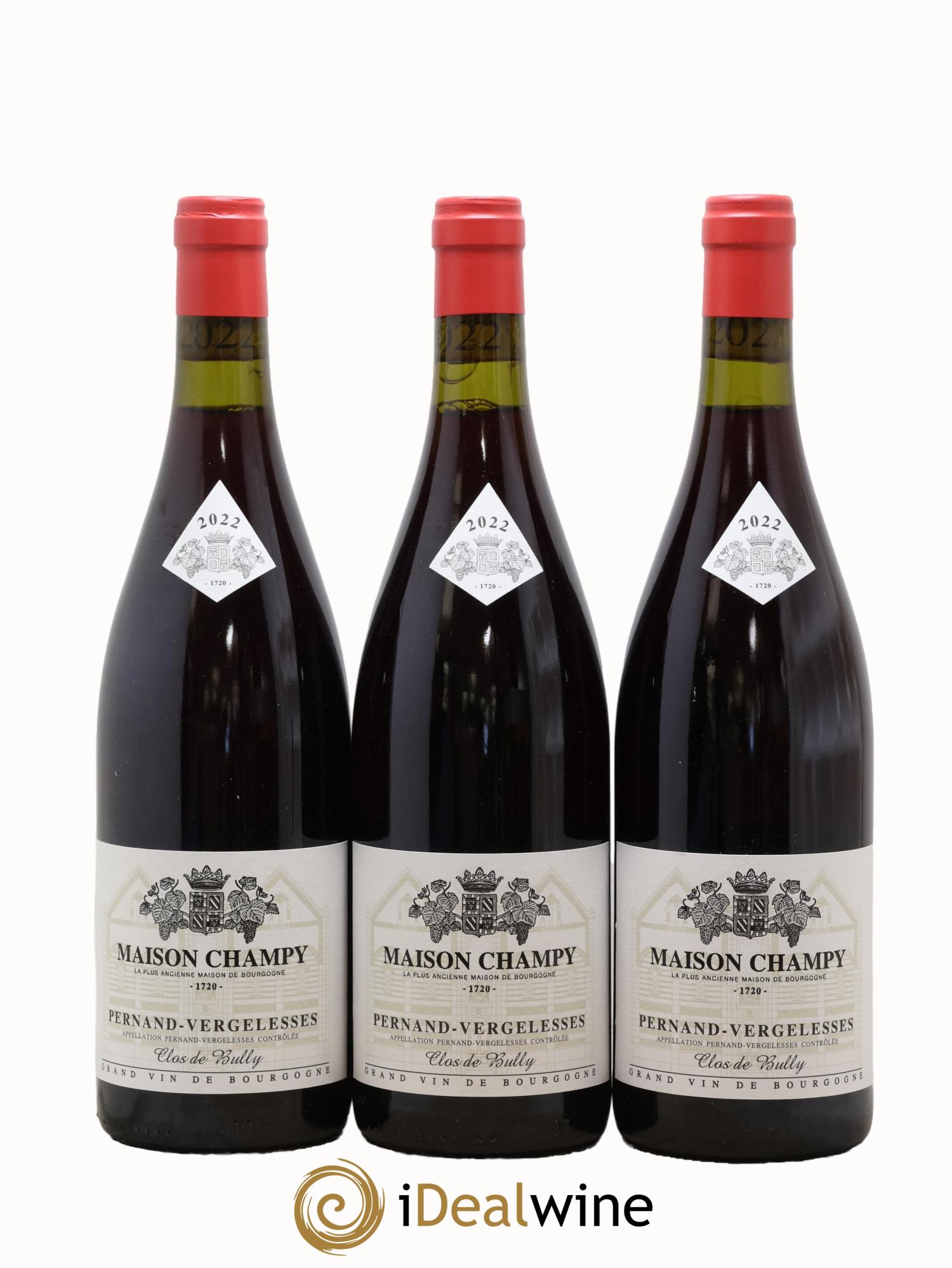 Pernand-Vergelesses Clos De Bully Maison Champy 2022 - Lotto di 3 bottiglie - 0