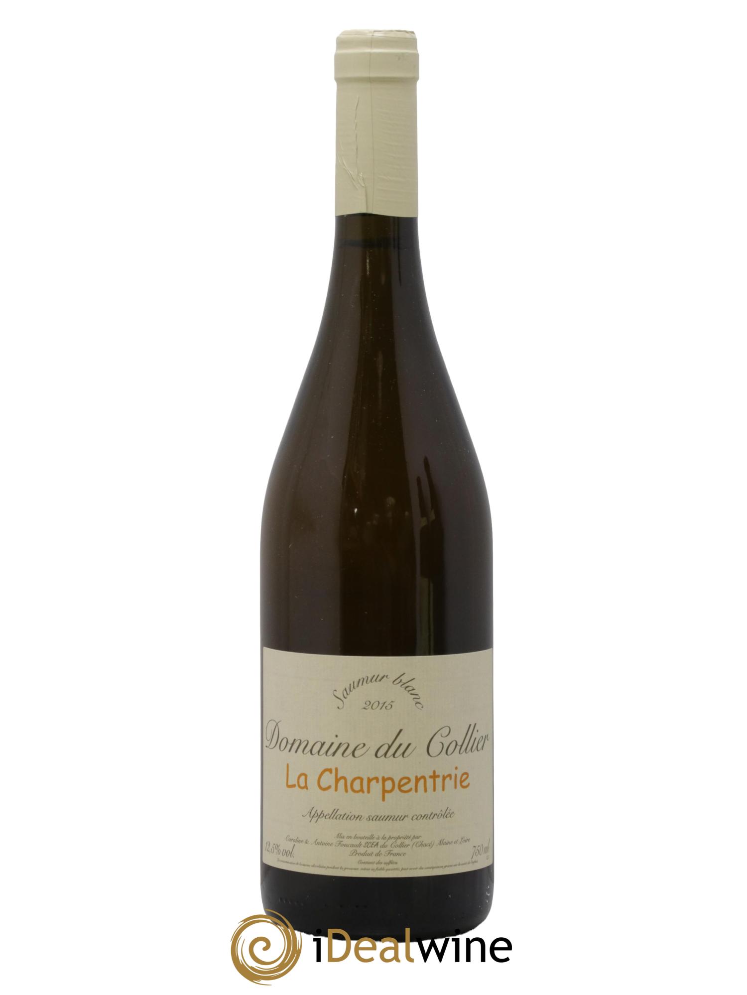 Saumur La Charpentrie Domaine du Collier 2015 - Lot de 1 bouteille - 0
