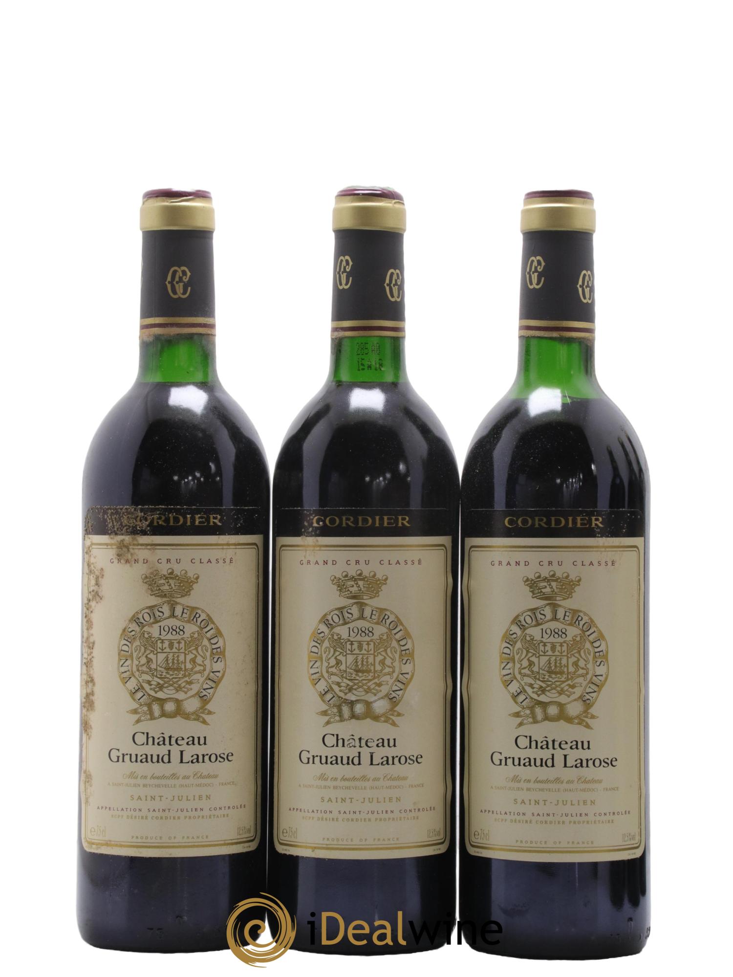 Château Gruaud Larose 2ème Grand Cru Classé 1988 - Lot de 6 bouteilles - 1